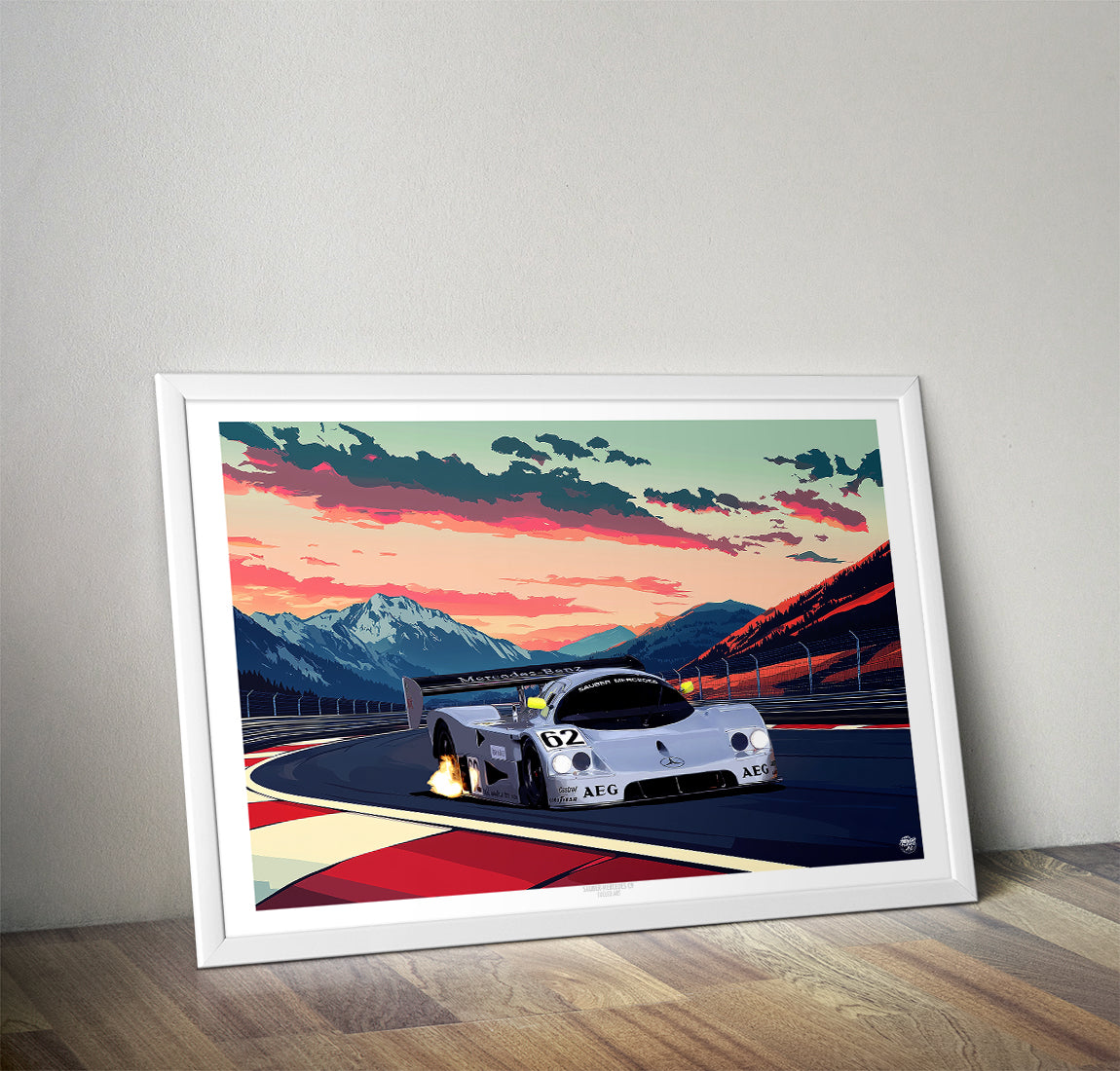 Sauber Mercedes C9 1989 Print - Fueled.art