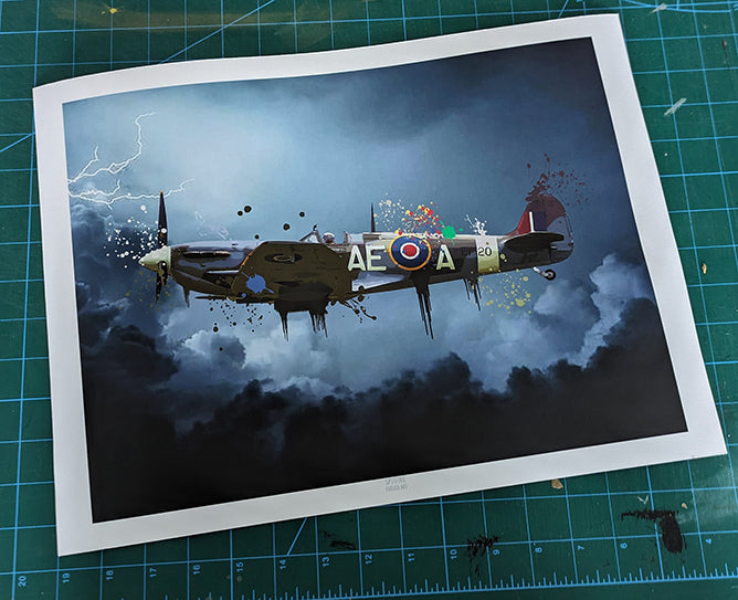 Spitfire Print - Fueled.art