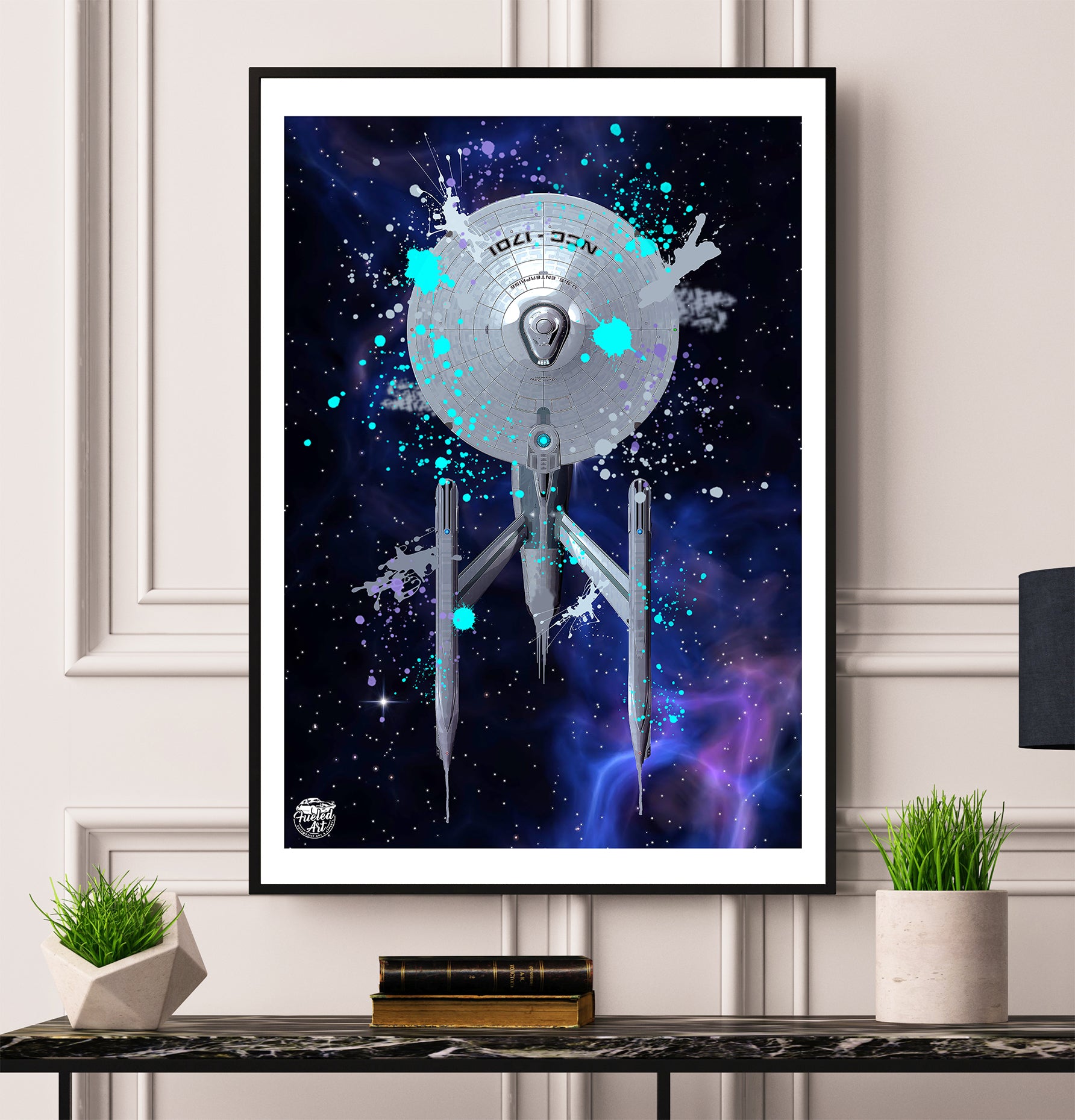 Star Trek USS Enterprise print - Fueled.art