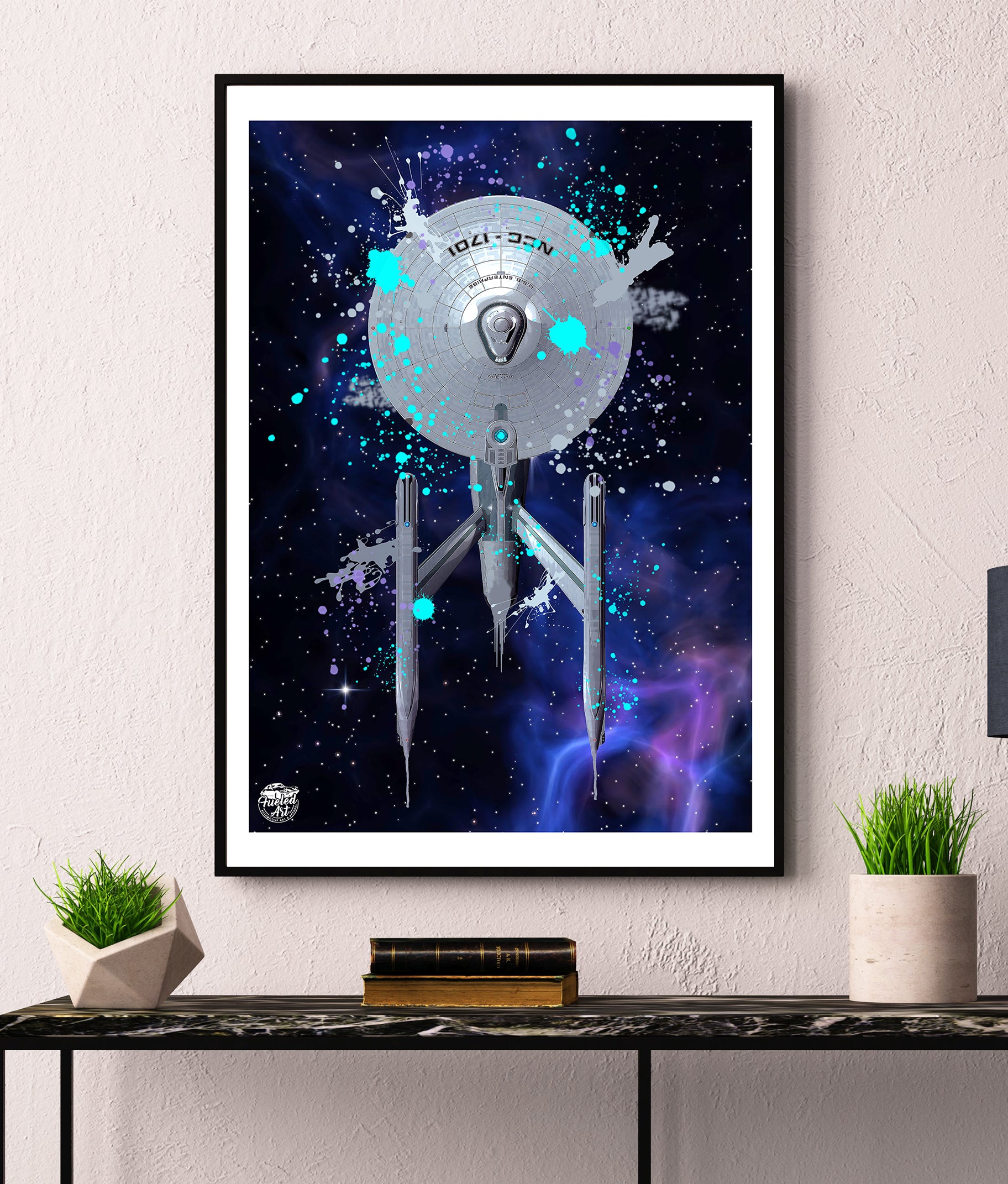 Star Trek USS Enterprise print - Fueled.art