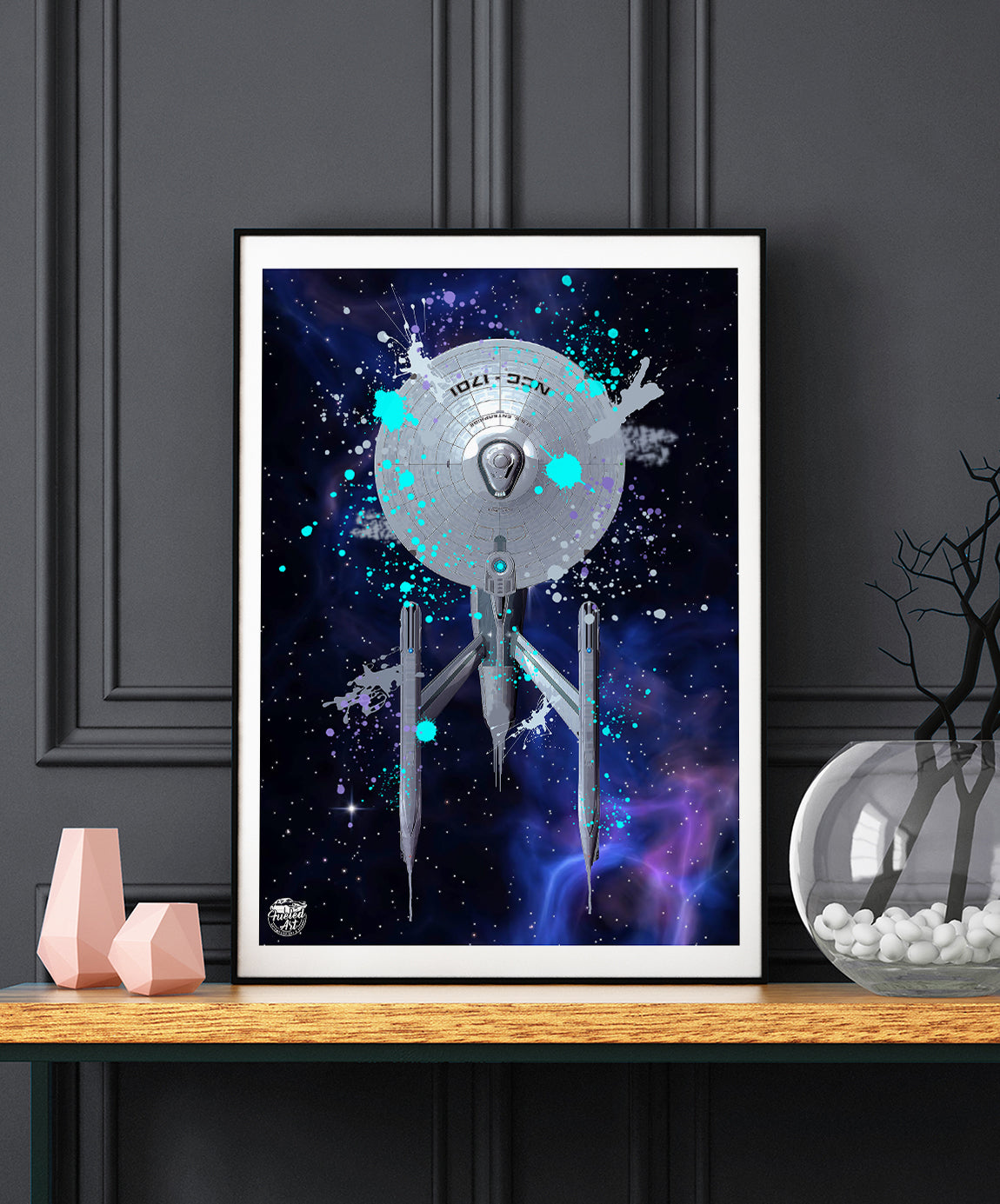 Star Trek USS Enterprise print - Fueled.art