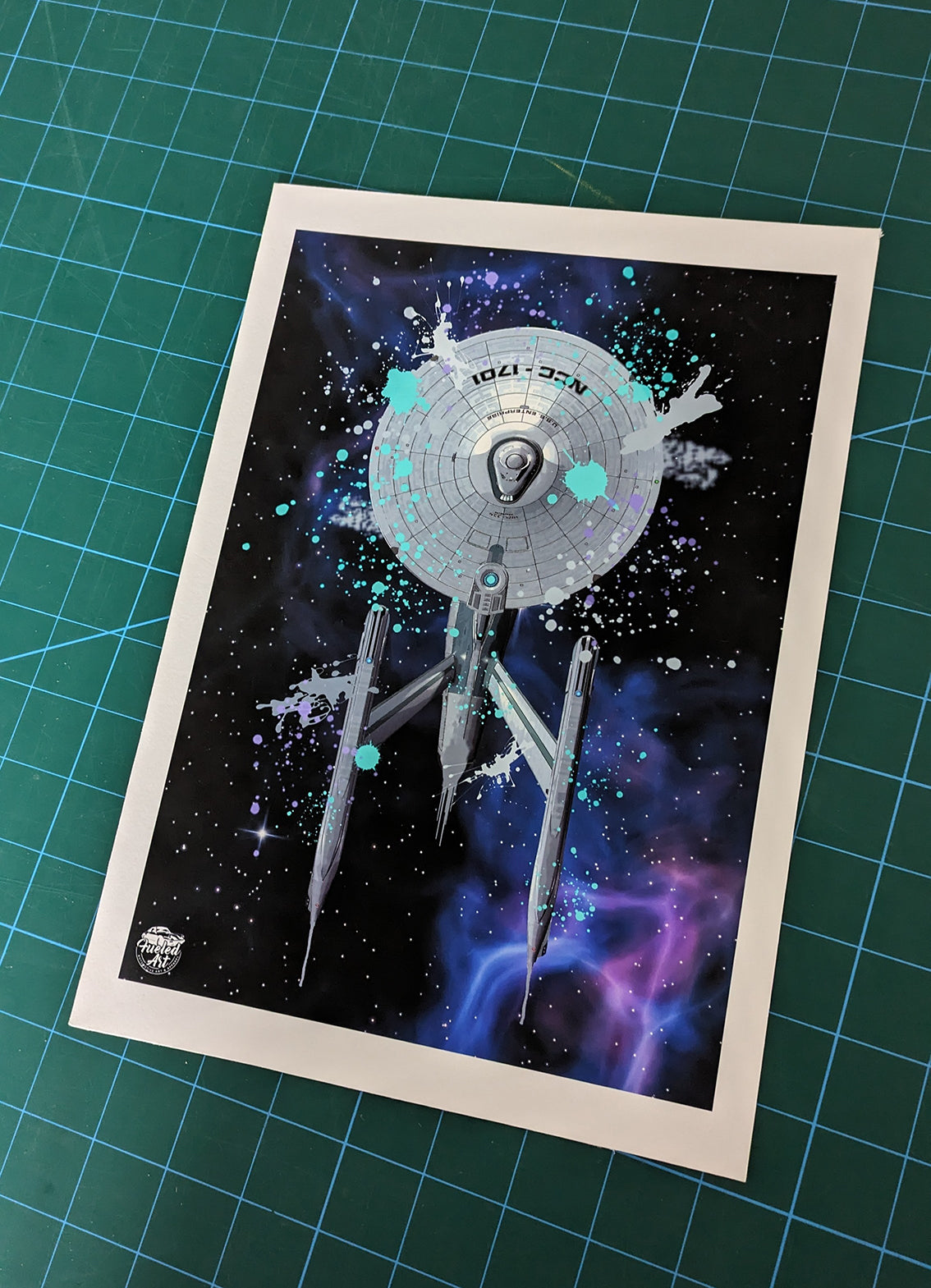 Star Trek USS Enterprise print - Fueled.art