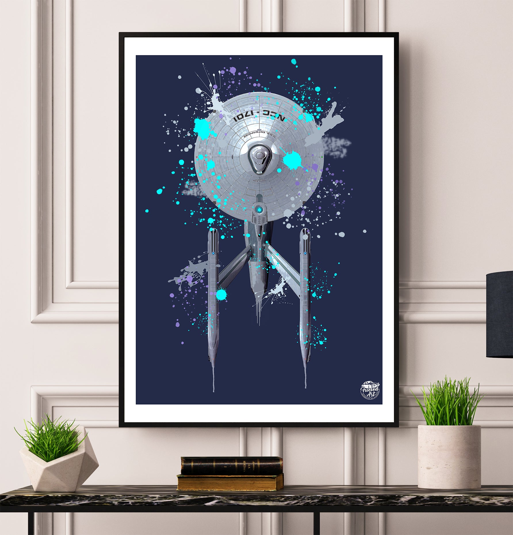 Star Trek USS Enterprise print - Fueled.art