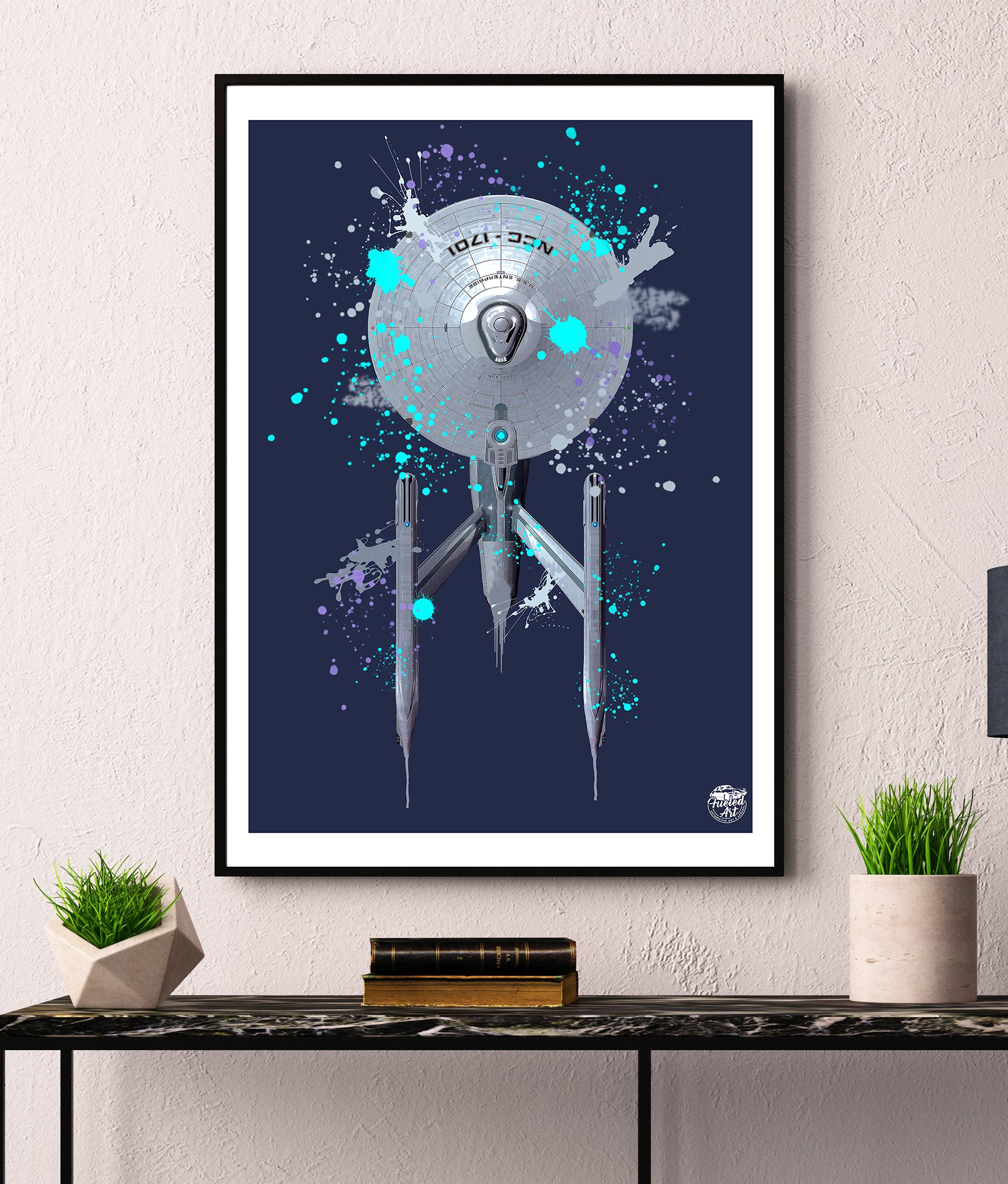 Star Trek USS Enterprise print - Fueled.art