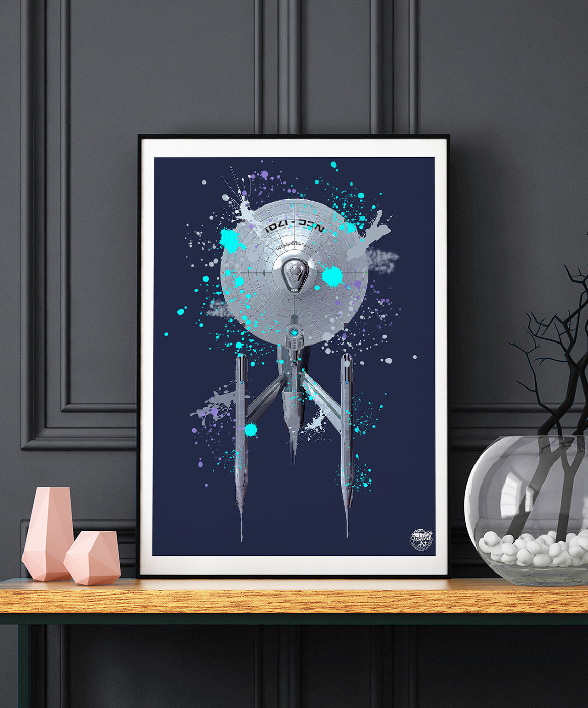 Star Trek USS Enterprise print - Fueled.art