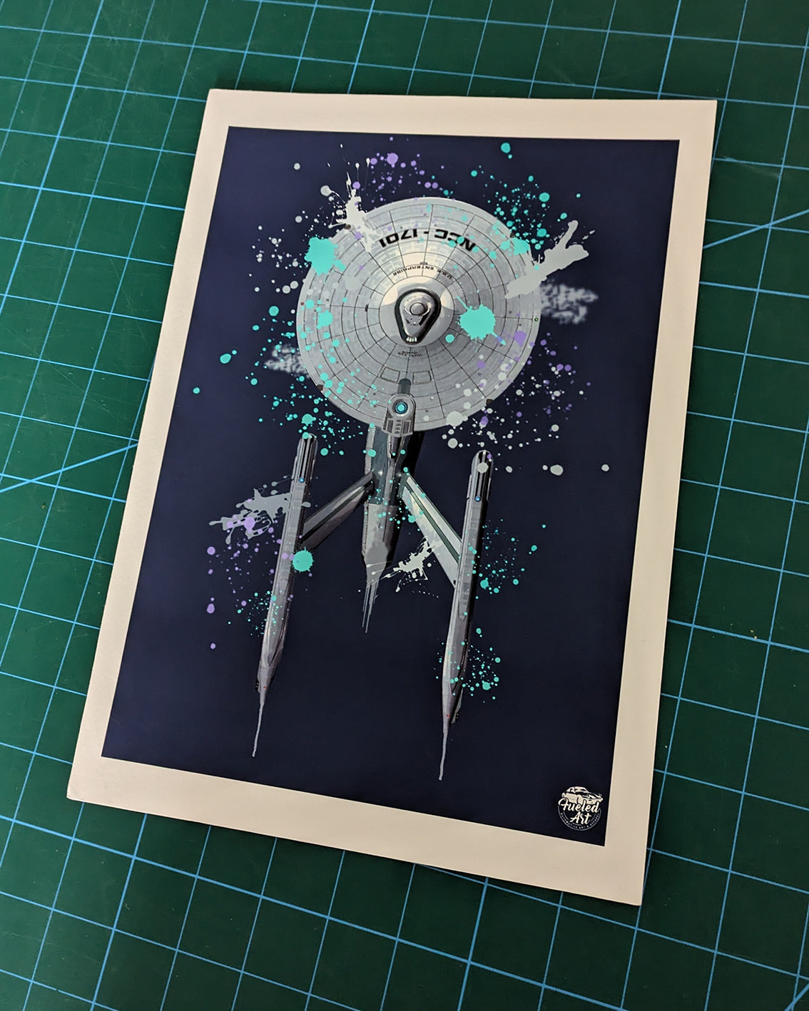 Star Trek USS Enterprise print - Fueled.art