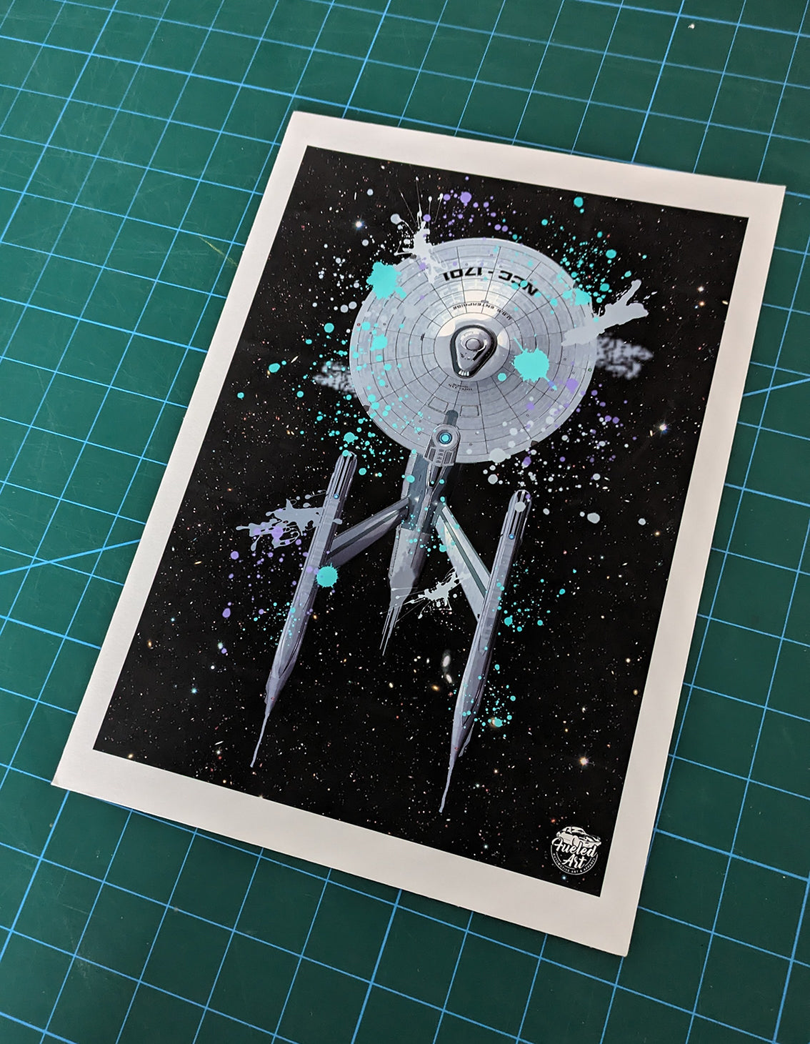 Star Trek USS Enterprise print - Fueled.art