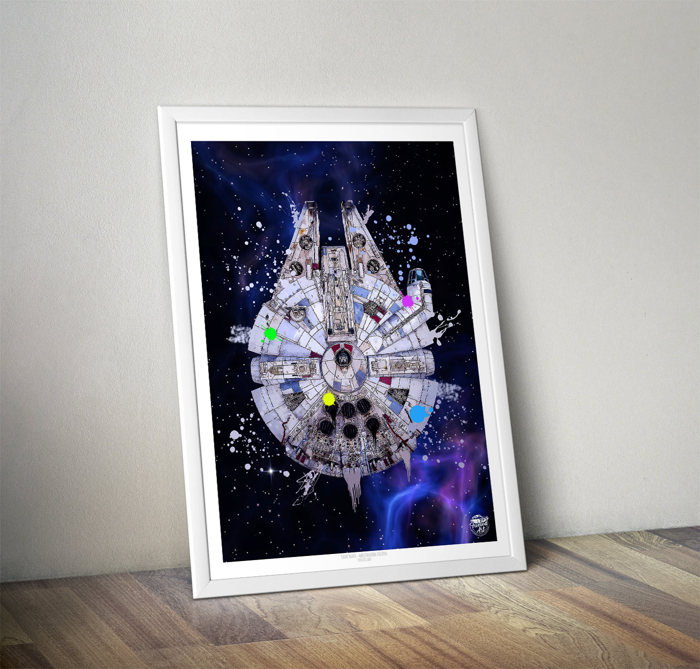 Star Wars Millennium Falcon print - Fueled.art