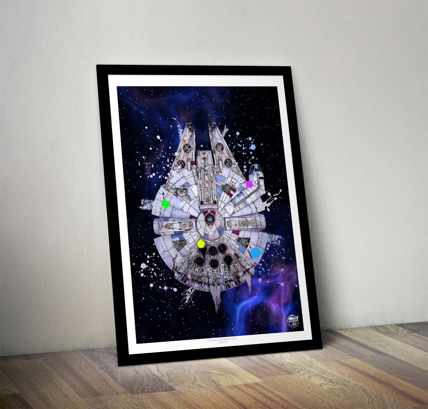 Star Wars Millennium Falcon print - Fueled.art