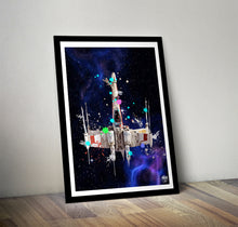 Load image into Gallery viewer, Star Wars X-Wing print - Fueled.art
