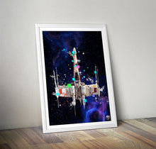 Load image into Gallery viewer, Star Wars X-Wing print - Fueled.art
