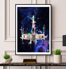 Load image into Gallery viewer, Star Wars X-Wing print - Fueled.art
