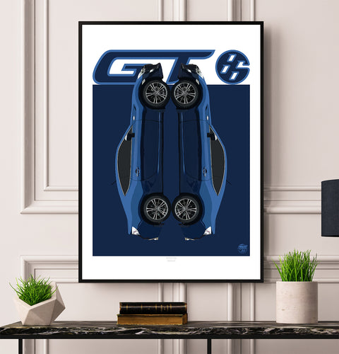 Toyota GT86 print - Fueled.art