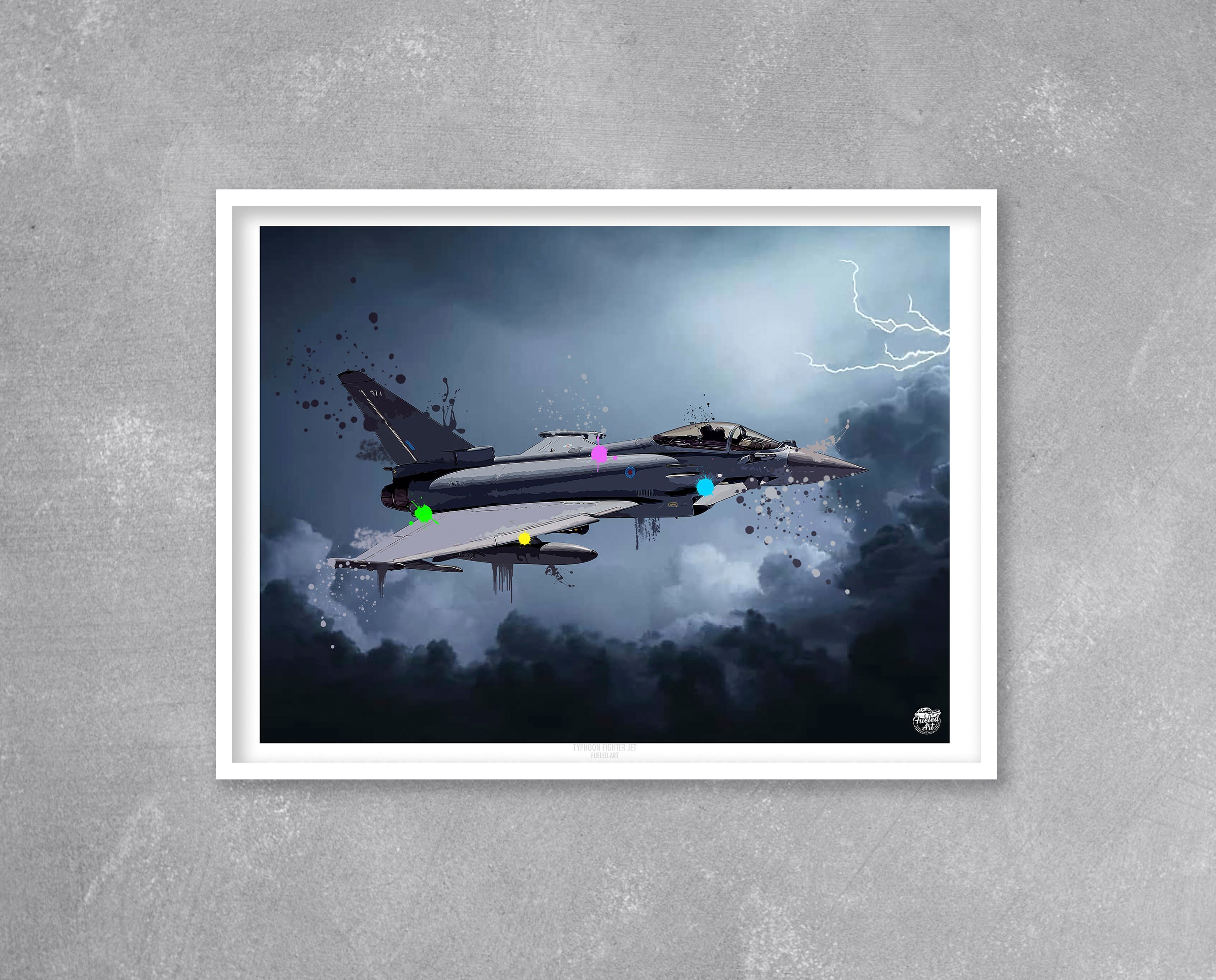 Typhoon Fighter Jet Print - Fueled.art