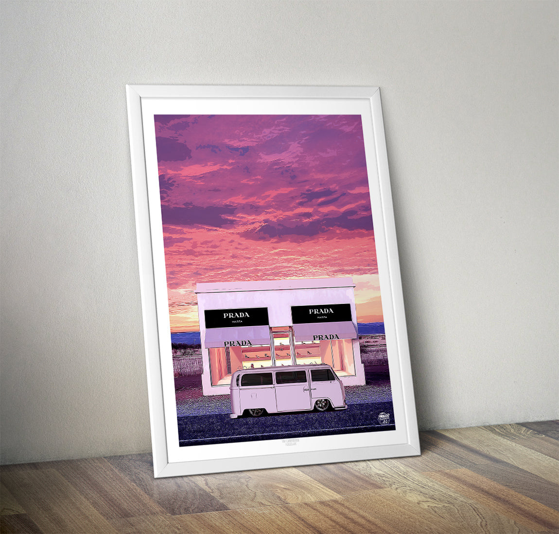 VW Campervan Print - Fueled.art