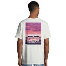 Load image into Gallery viewer, Ferrari F40 - Men&#39;s Oversized Rear Print White T-shirt - Fueled.art
