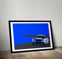 Load image into Gallery viewer, Jake Hill 2024 BMW 330e M-Sport BTCC Print - Fueled.art
