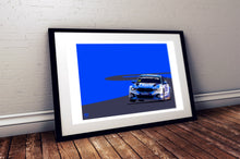 Load image into Gallery viewer, Jake Hill 2024 BMW 330e M-Sport BTCC Print - Fueled.art
