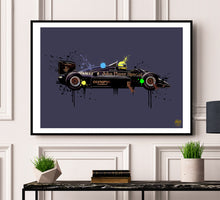 Load image into Gallery viewer, Ayrton Senna 1985 Lotus 97T F1 Print
