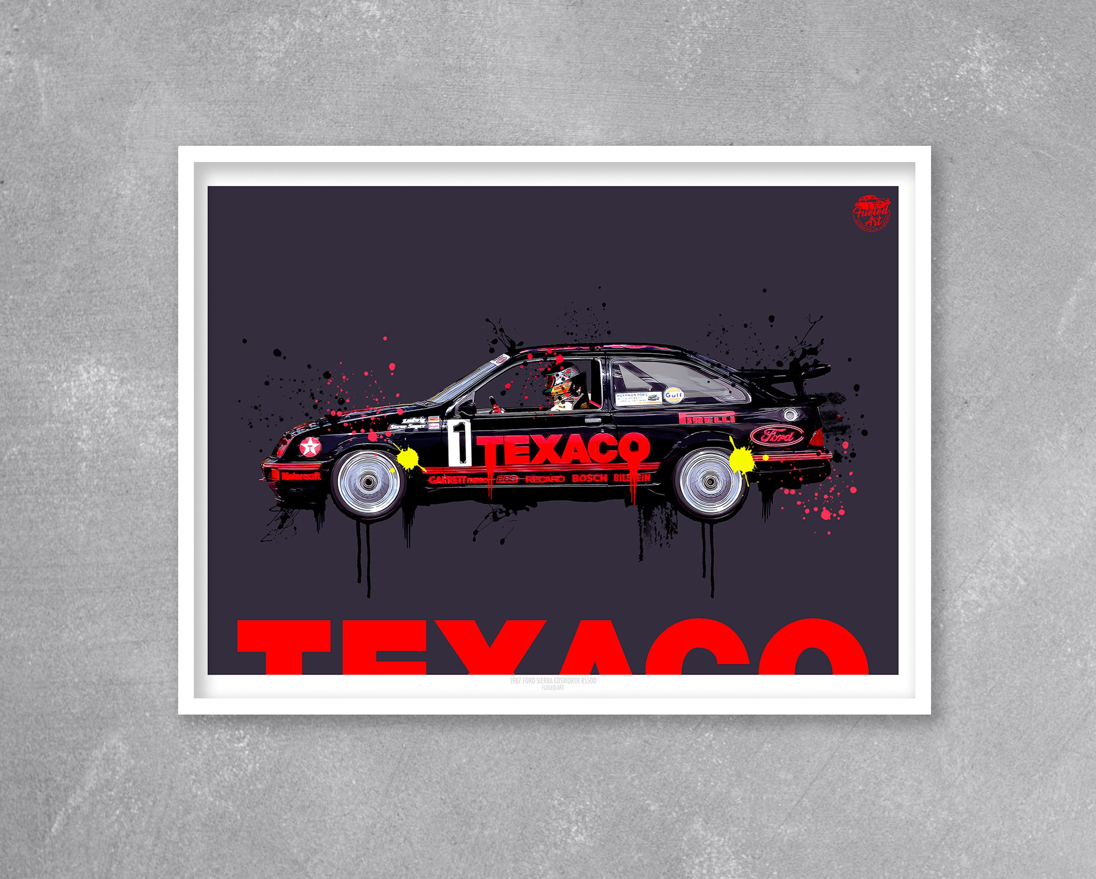 Steve Soper Ford Sierra RS500 Cosworth BTCC Print - Fueled.art