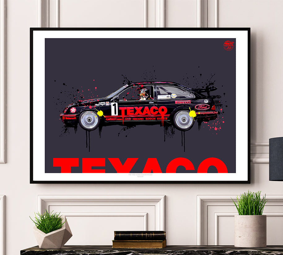 Steve Soper Ford Sierra RS500 Cosworth BTCC Print - Fueled.art