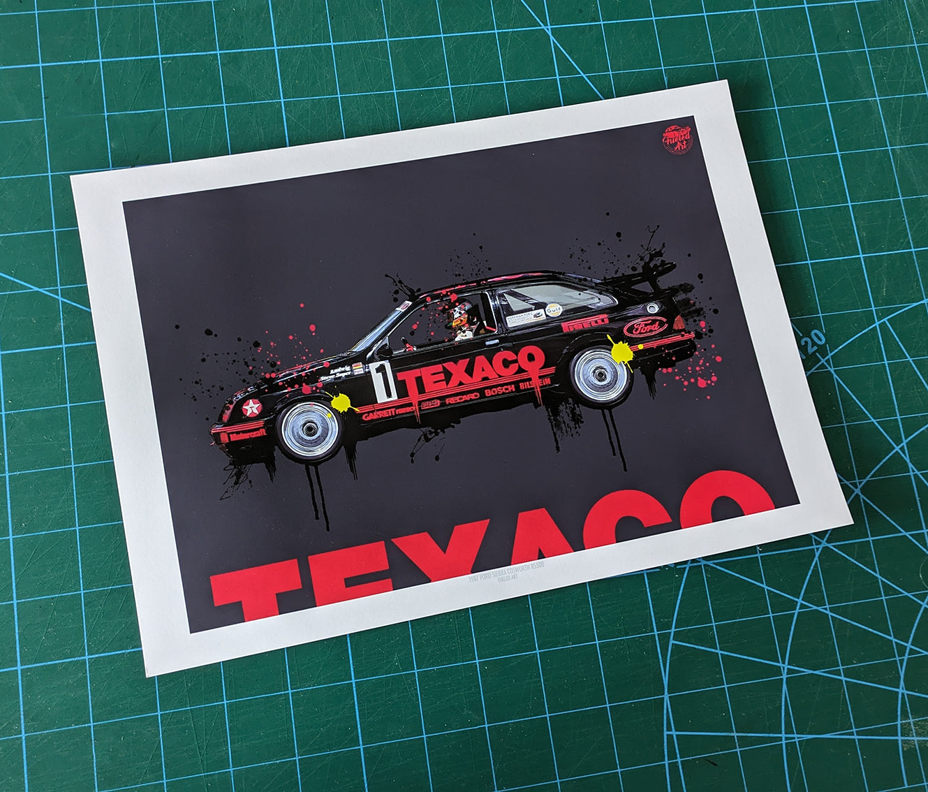 Steve Soper Ford Sierra RS500 Cosworth BTCC Print - Fueled.art