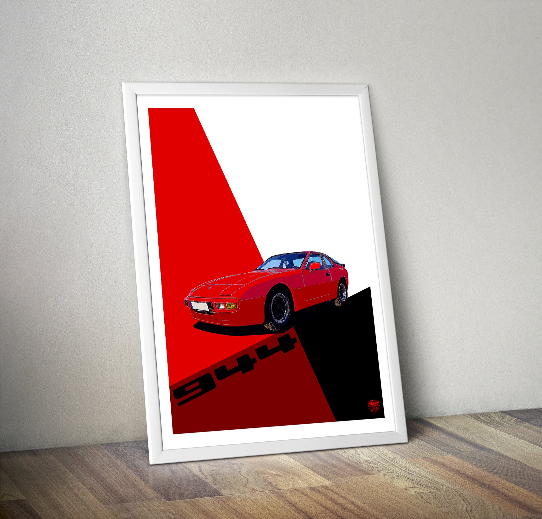 Porsche 944 print - Fueled.art