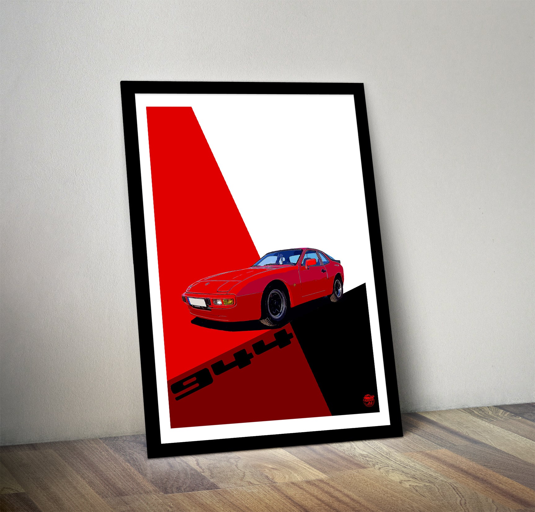 Porsche 944 print - Fueled.art