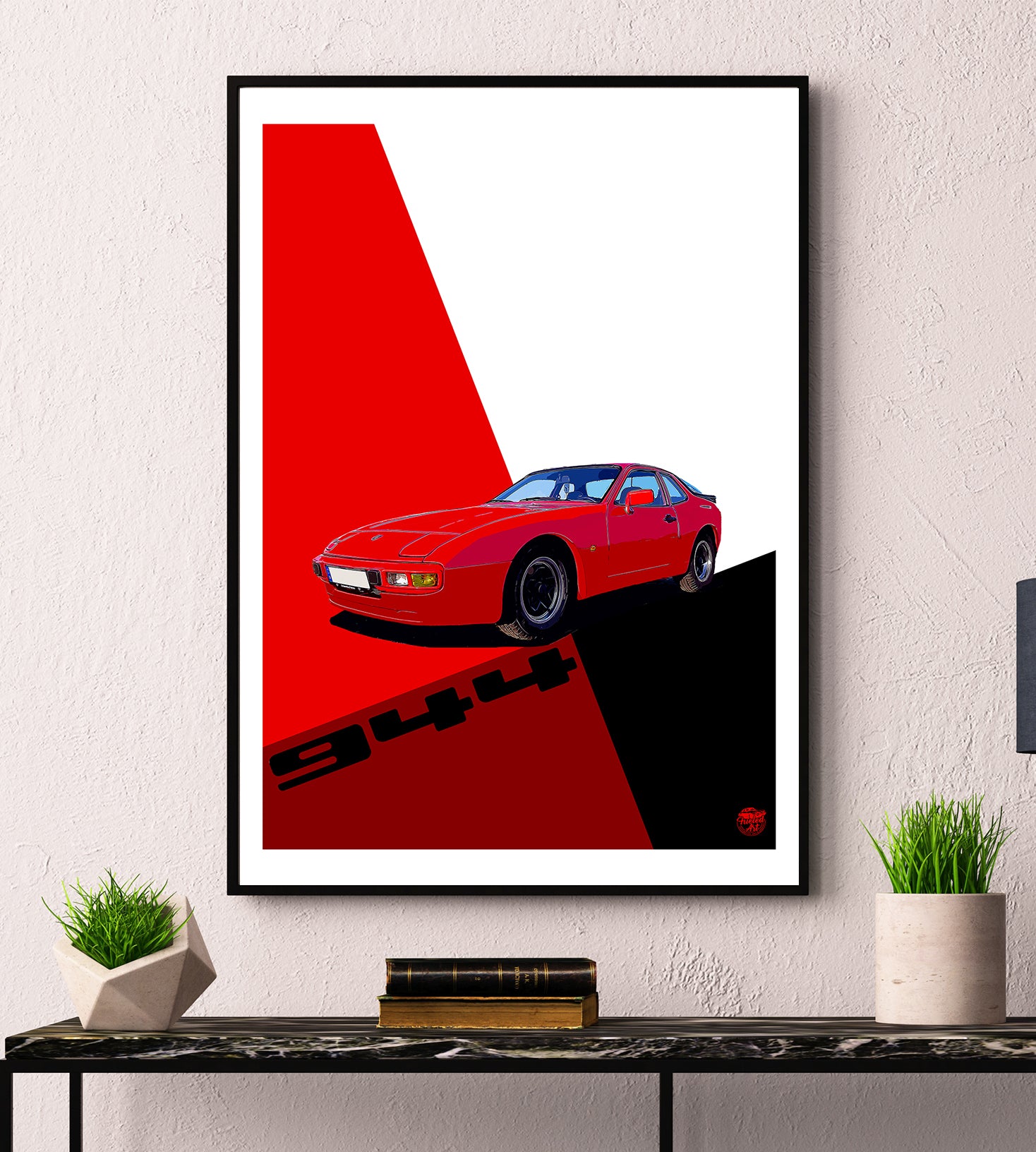 Porsche 944 print - Fueled.art