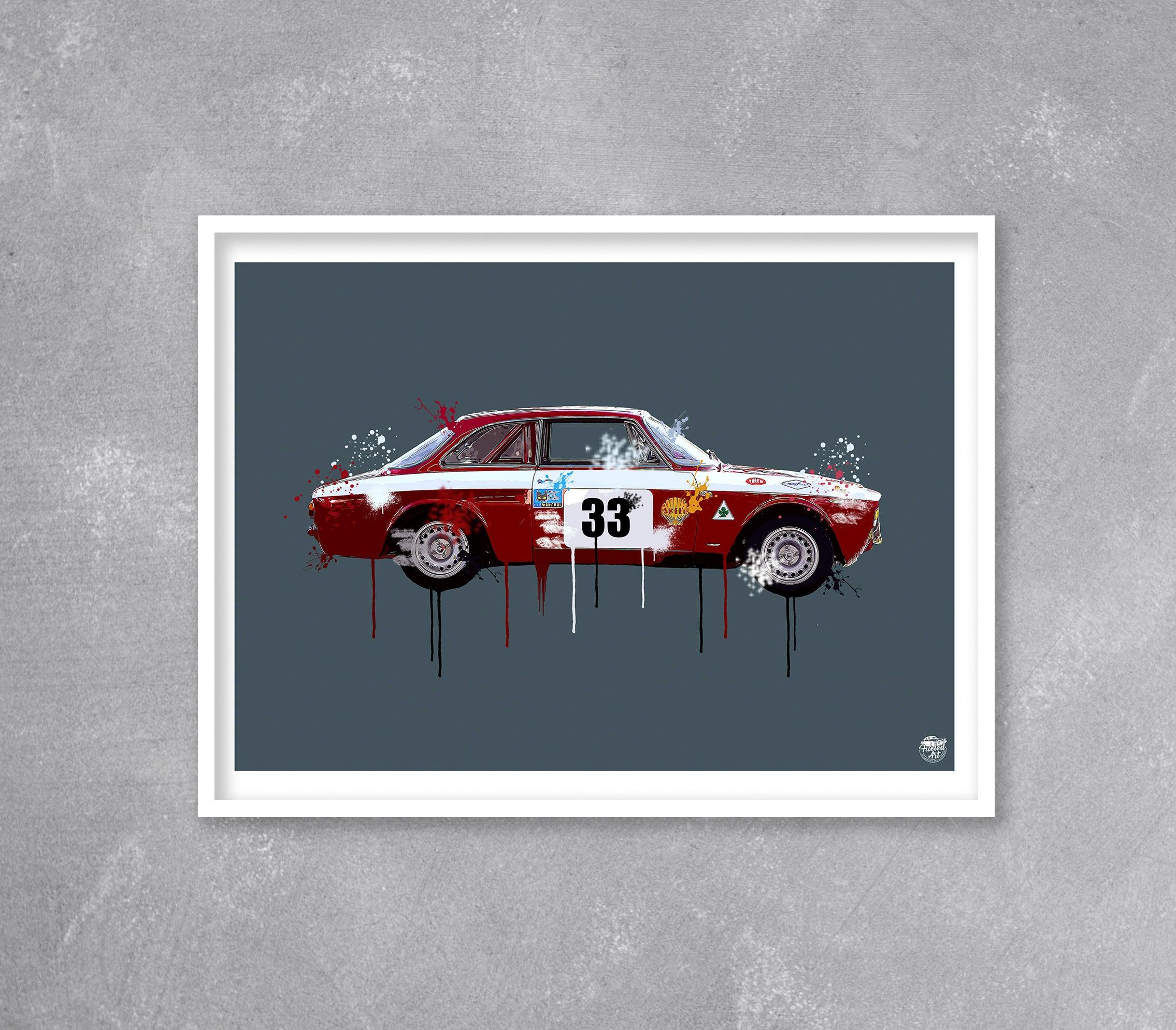 Alfa Romeo Giulia Sprint GTA Print - Fueled.art