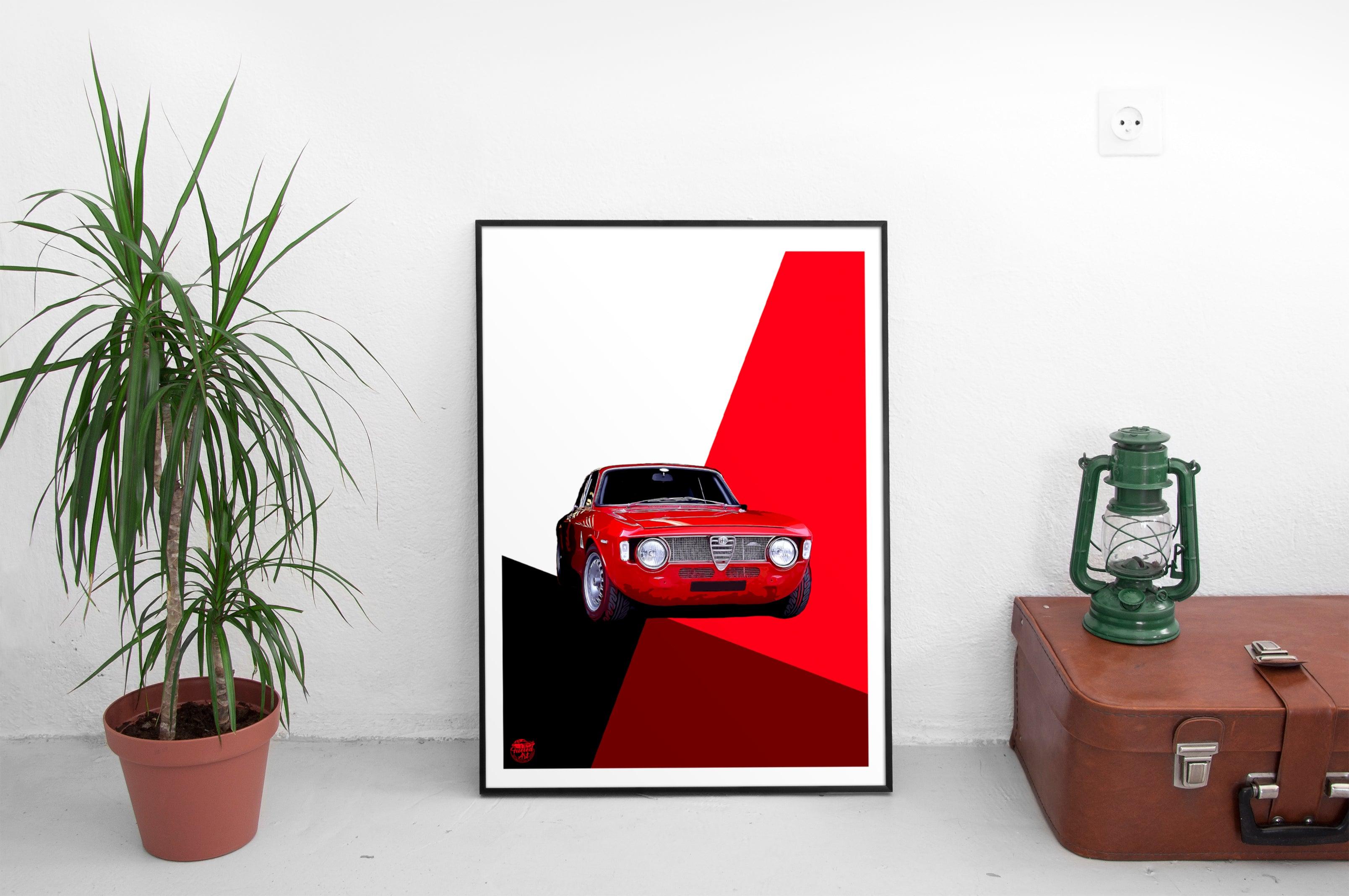 Alfa Romeo Giulia Sprint GTA Print - Fueled.art