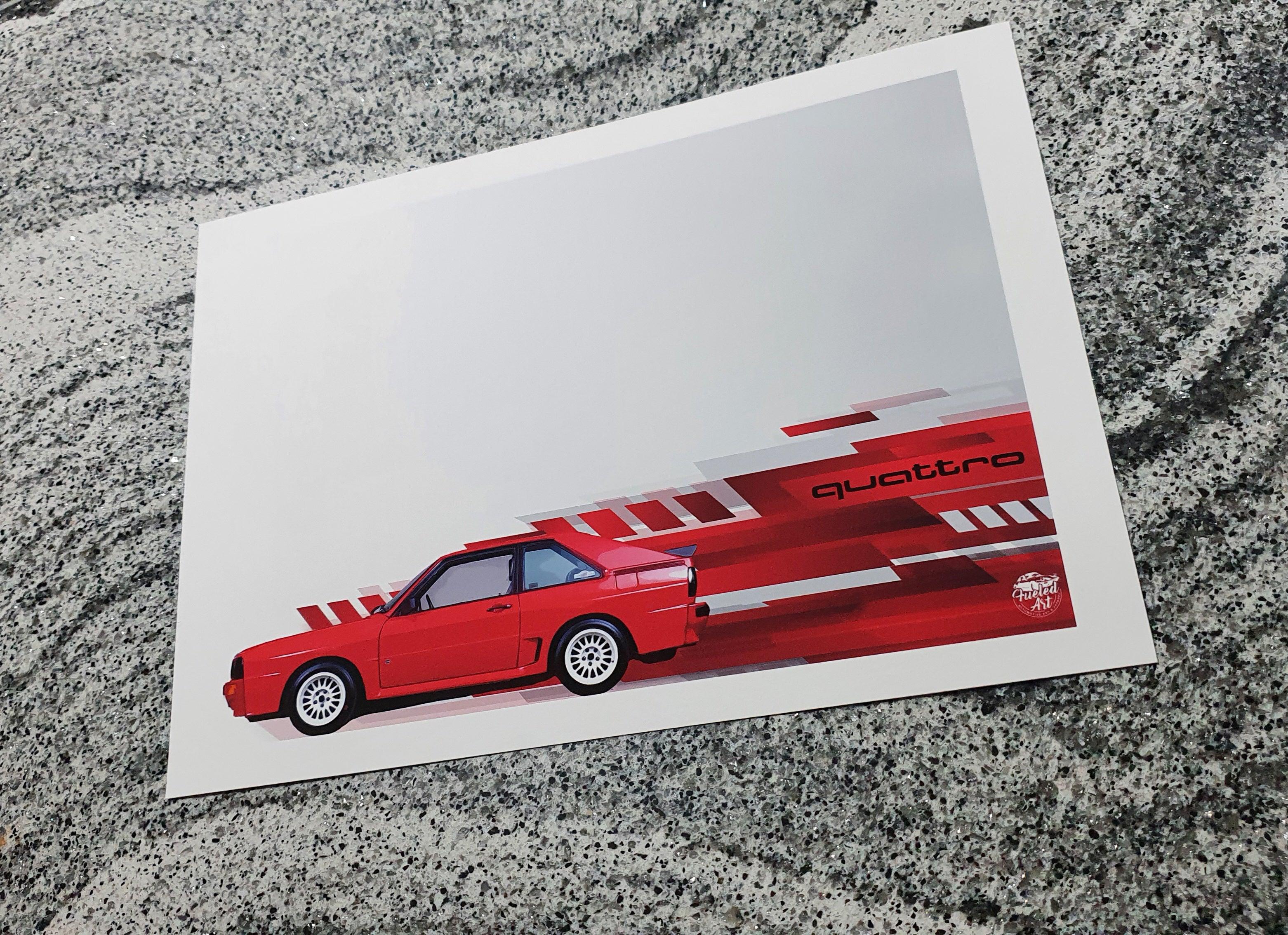 Audi Quattro S1 Print - Fueled.art