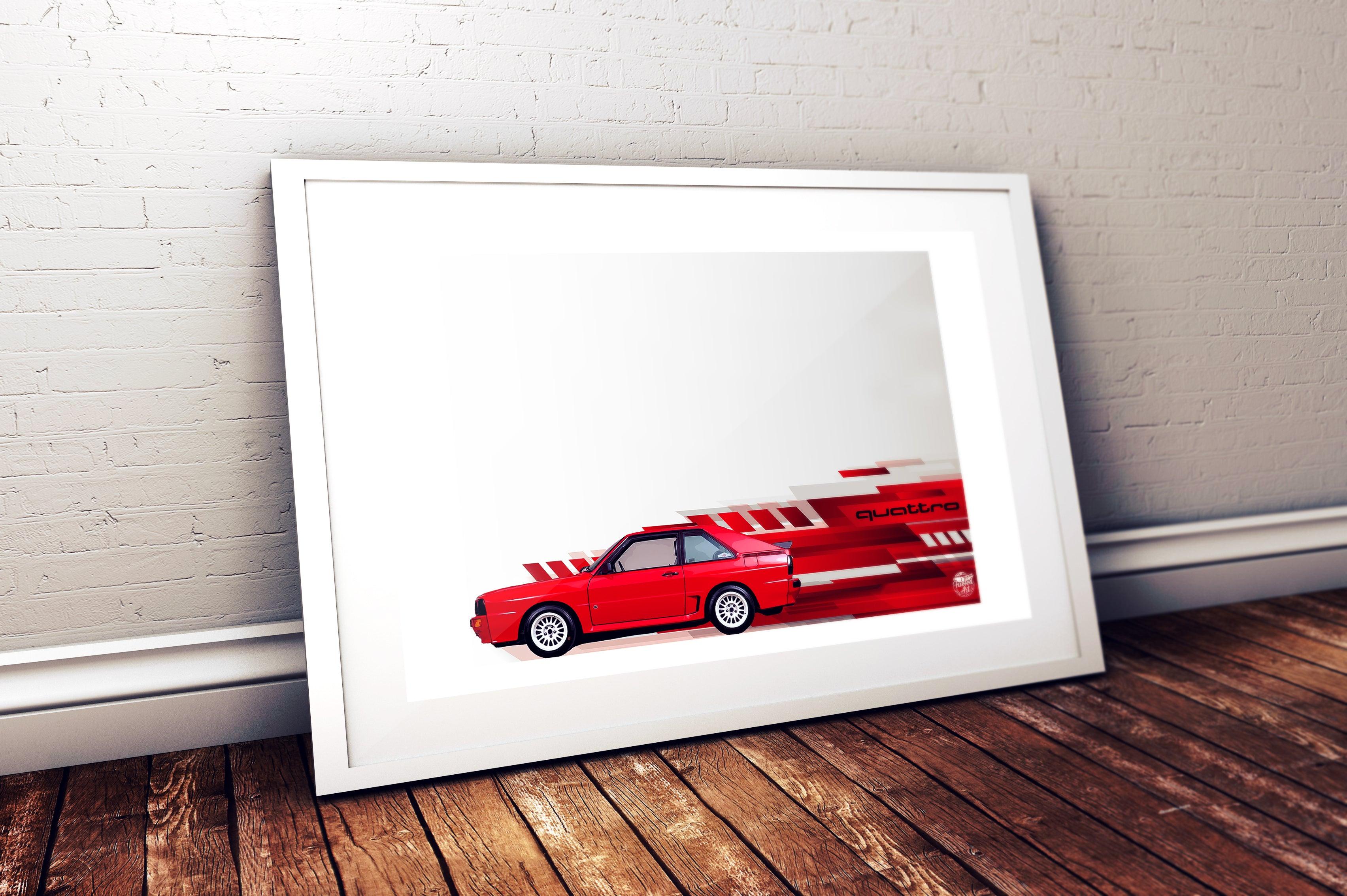 Audi Quattro S1 Print - Fueled.art