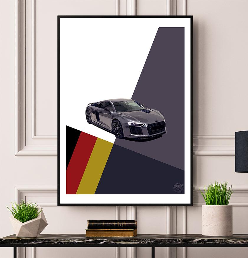 Audi R8 V10 Print - Fueled.art