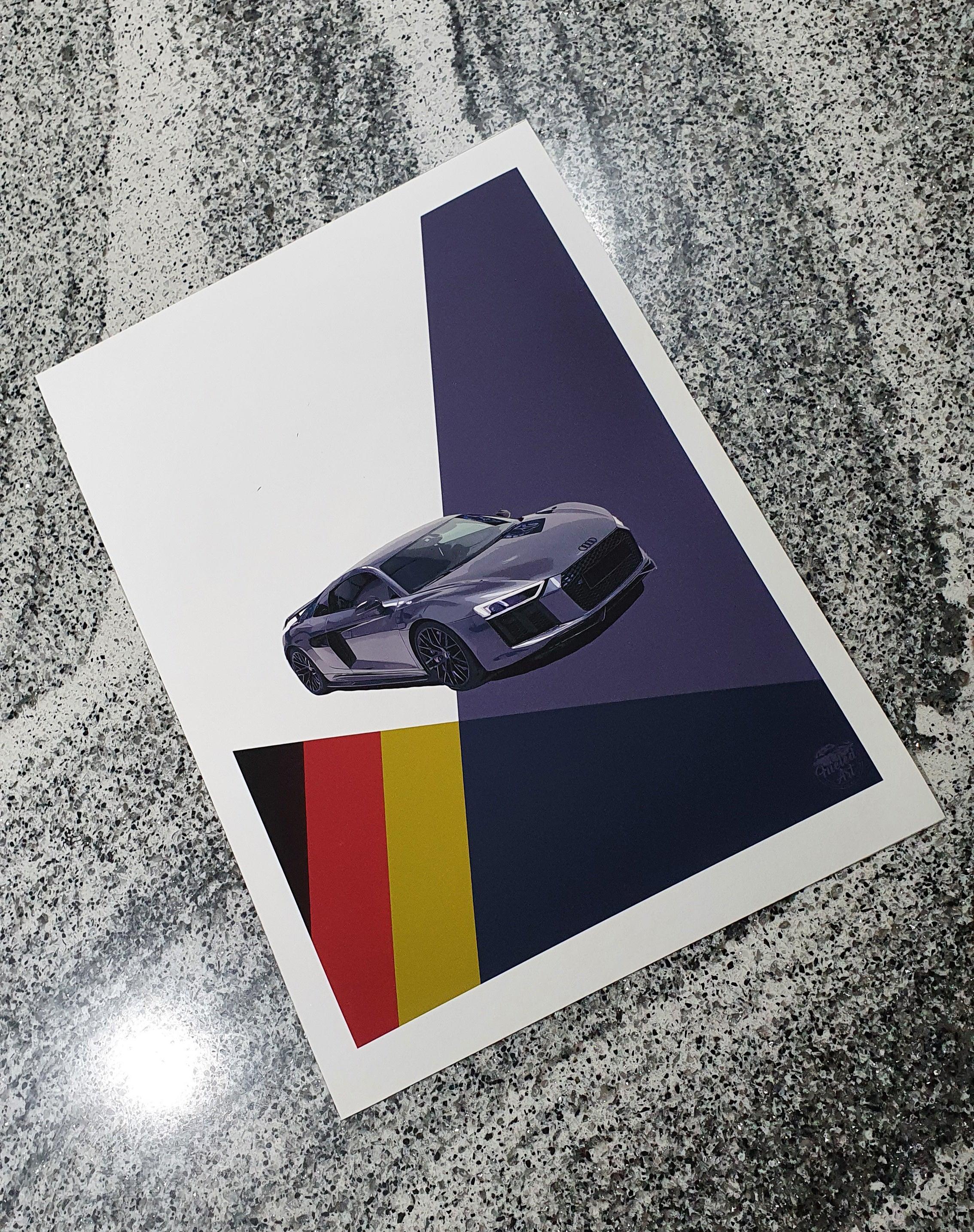 Audi R8 V10 Print - Fueled.art