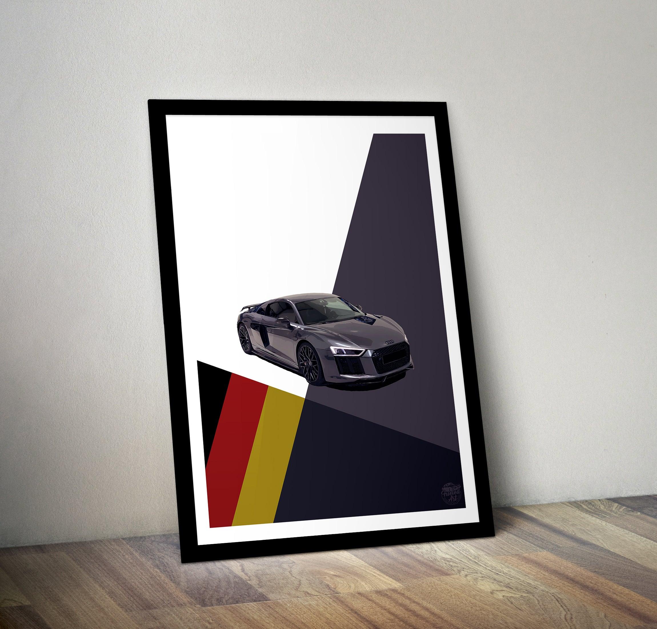 Audi R8 V10 Print - Fueled.art