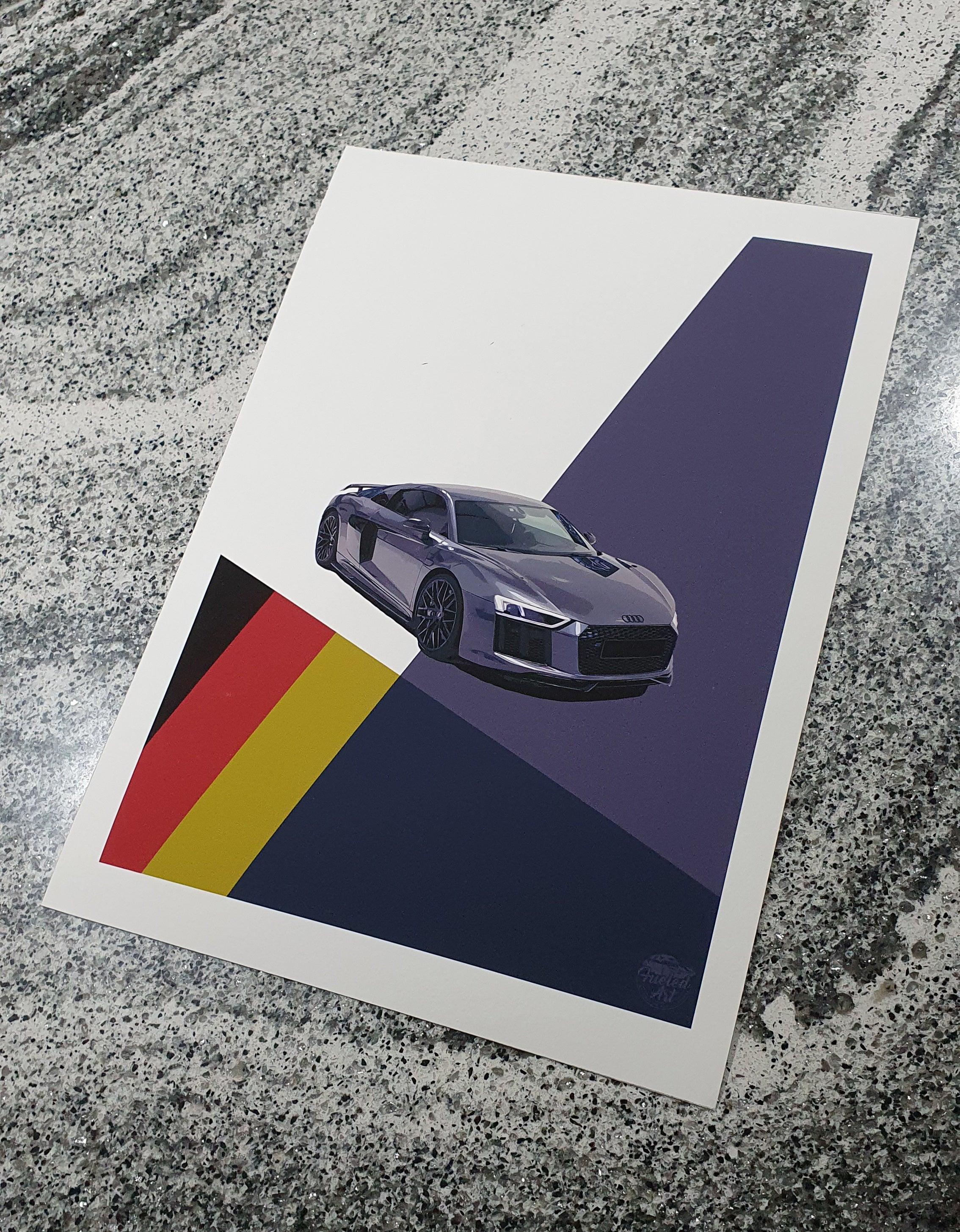 Audi R8 V10 Print - Fueled.art