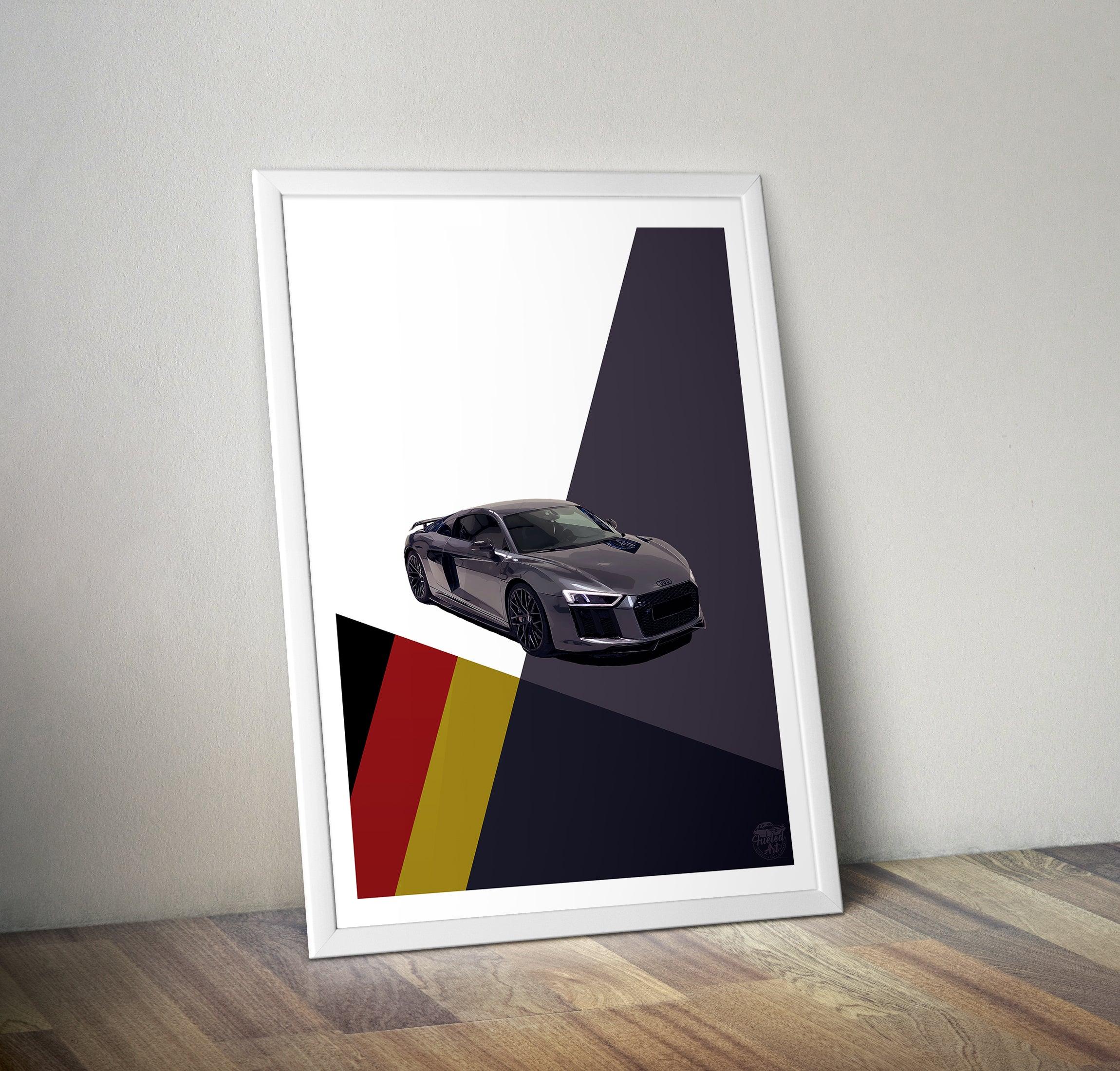 Audi R8 V10 Print - Fueled.art