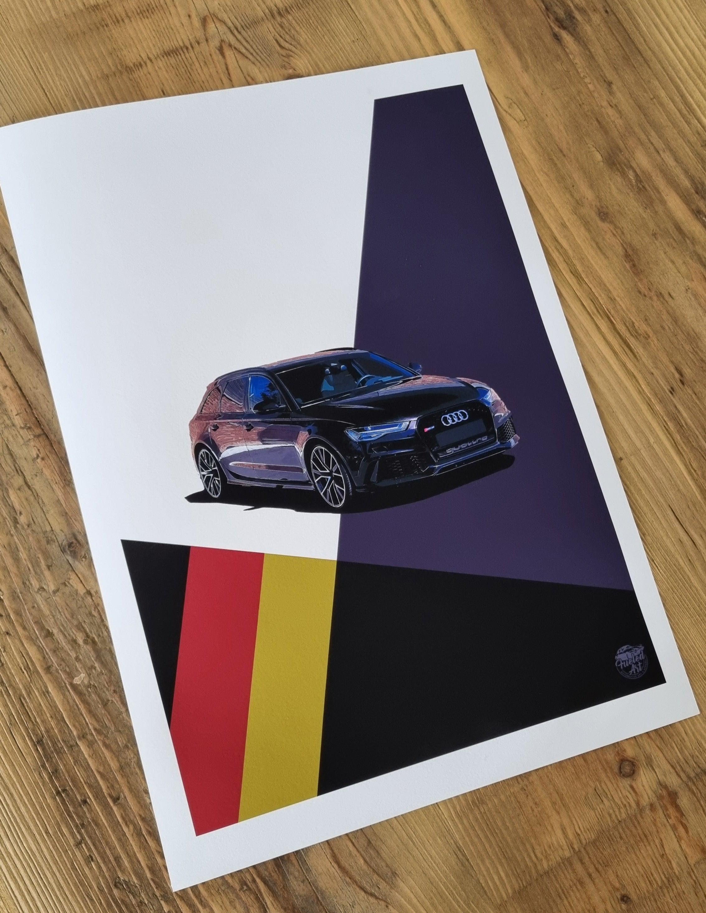 Audi RS6 Avant Print - Fueled.art