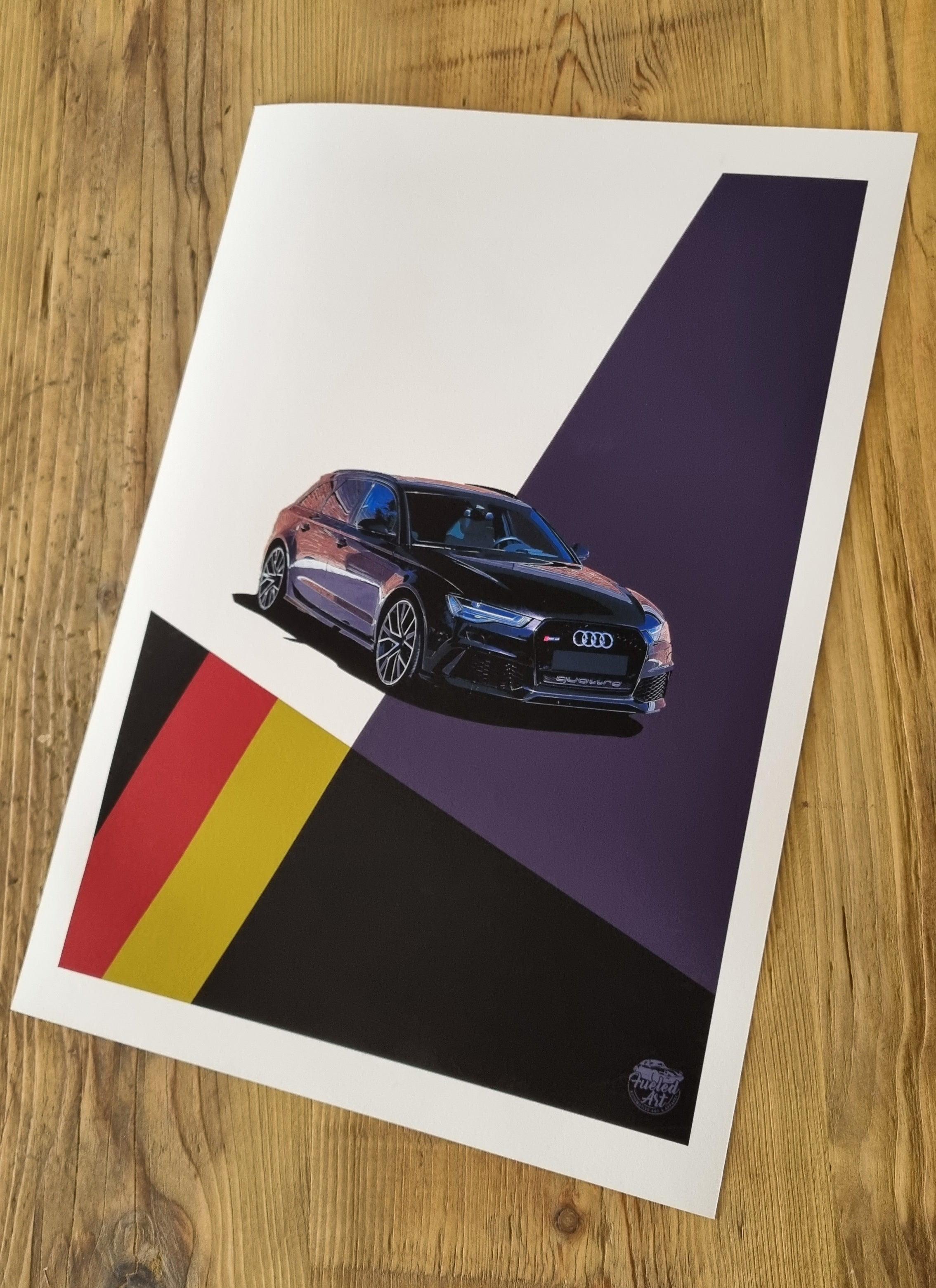 Audi RS6 Avant Print - Fueled.art