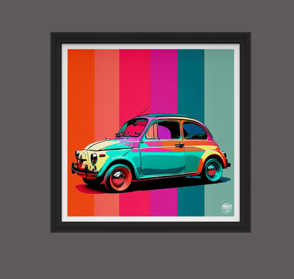 Classic Fiat Fiat – Various wall - Sizes. art, Print 500 500