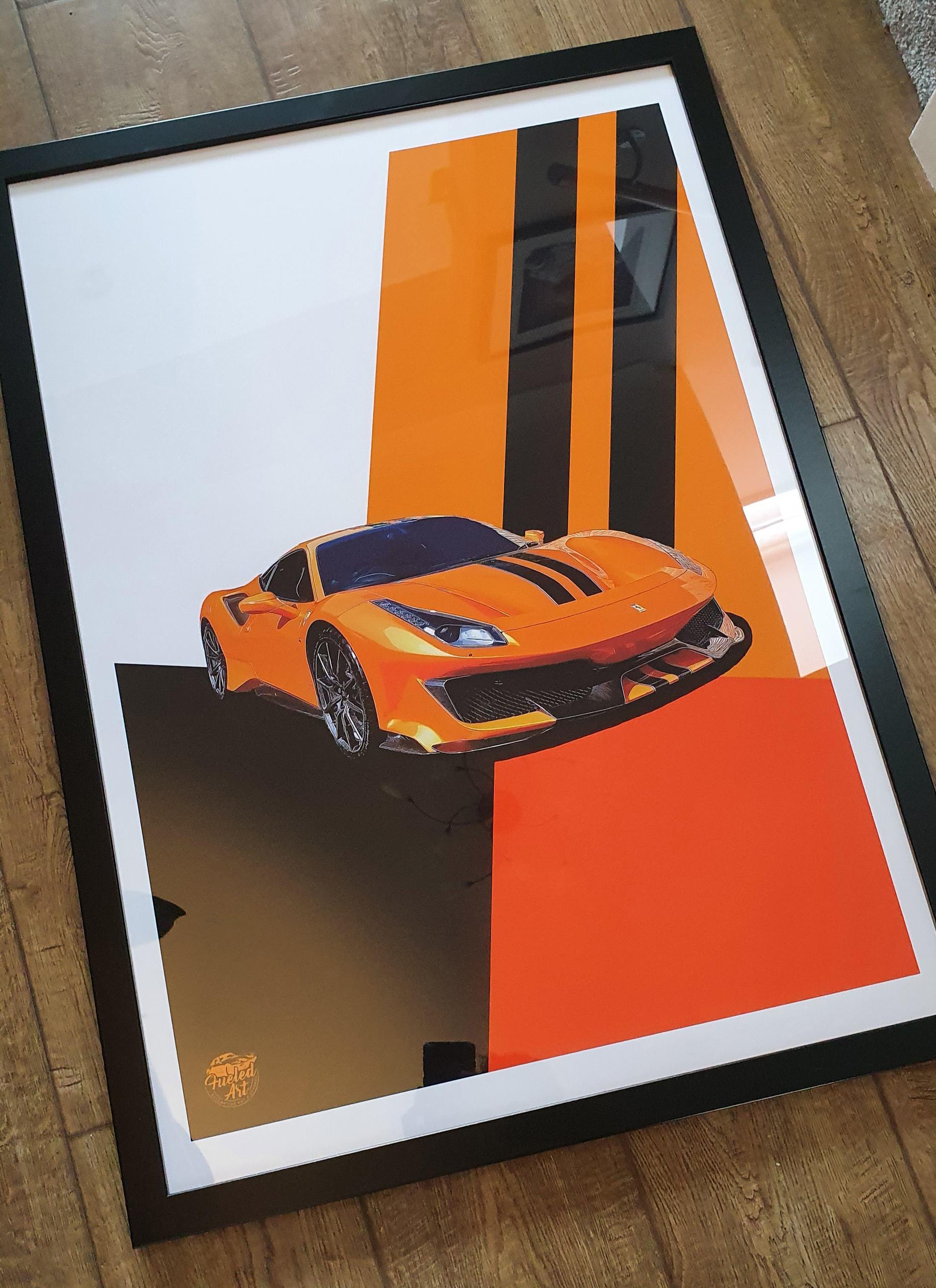 Ferrari 488 Pista Print - Fueled.art