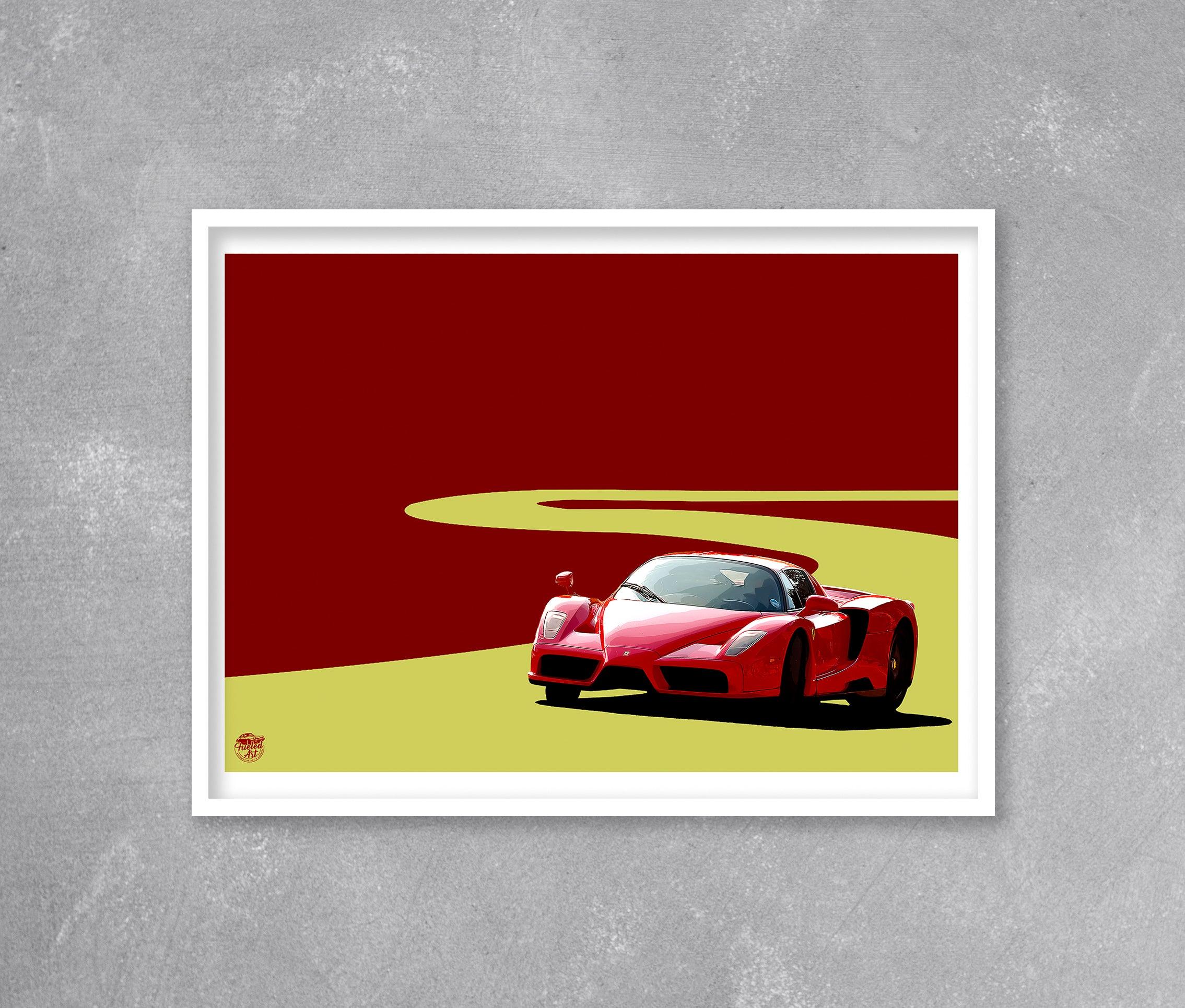 Ferrari Enzo Print - Fueled.art