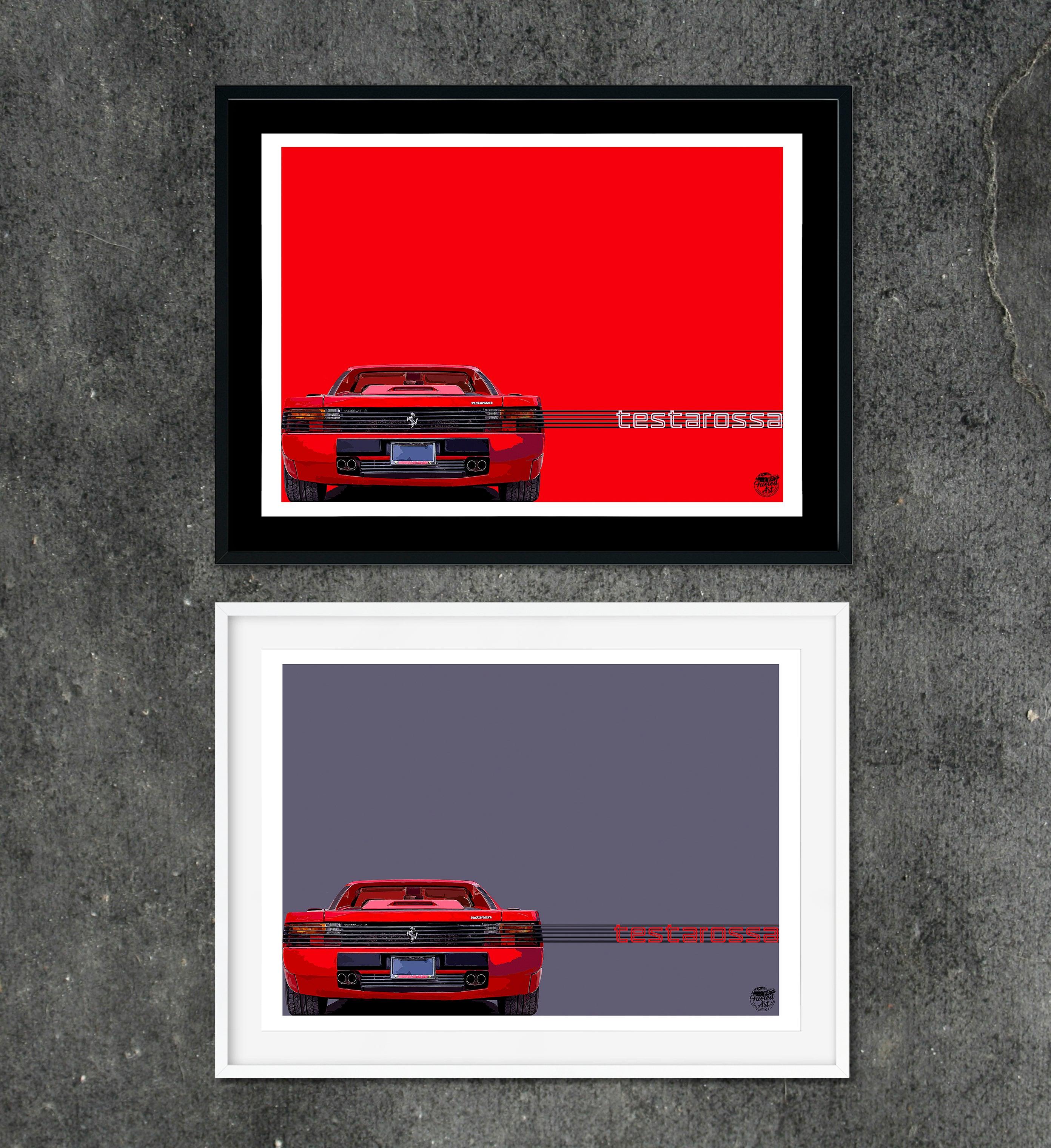 Ferrari Testarossa Print - Fueled.art