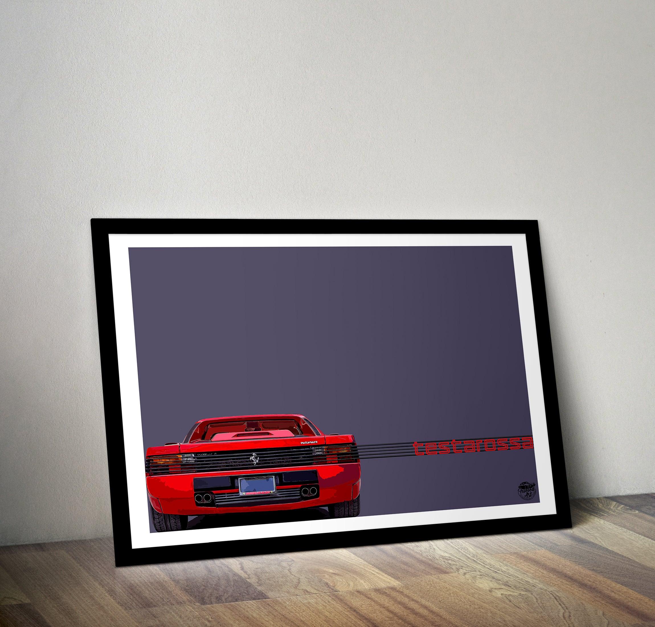 Ferrari Testarossa Print - Fueled.art