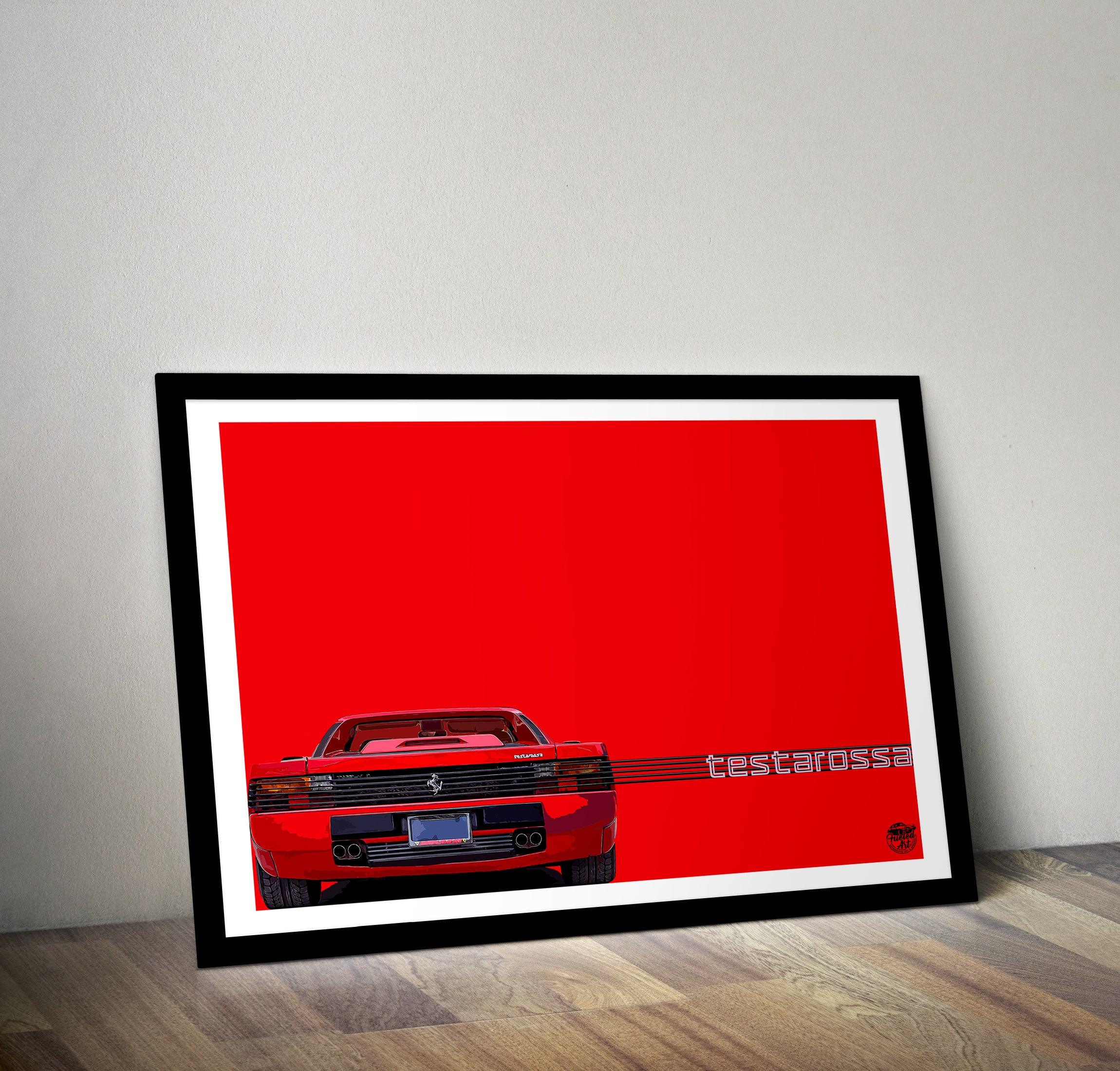 Ferrari Testarossa Print - Fueled.art