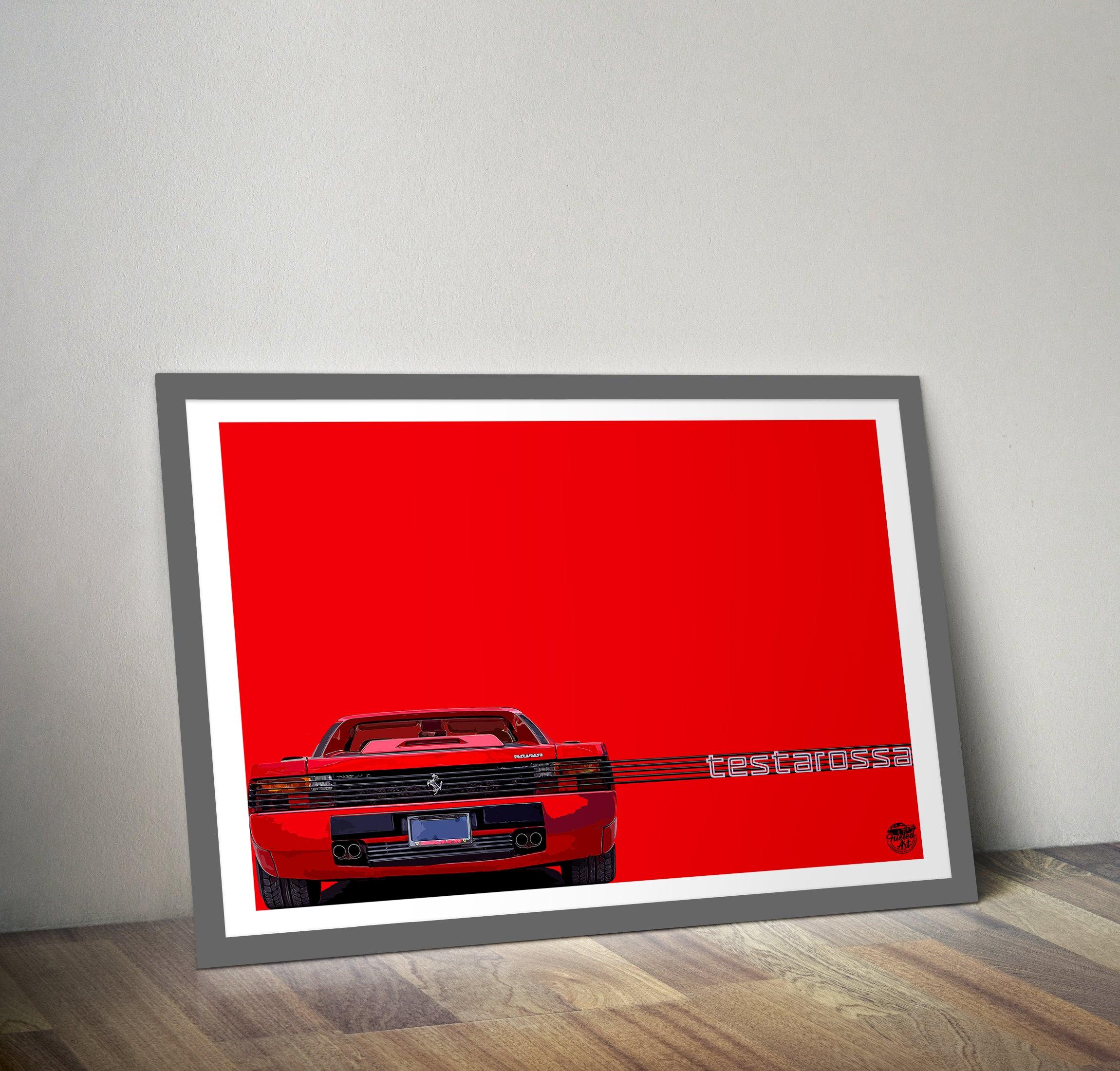 Ferrari Testarossa Print - Fueled.art