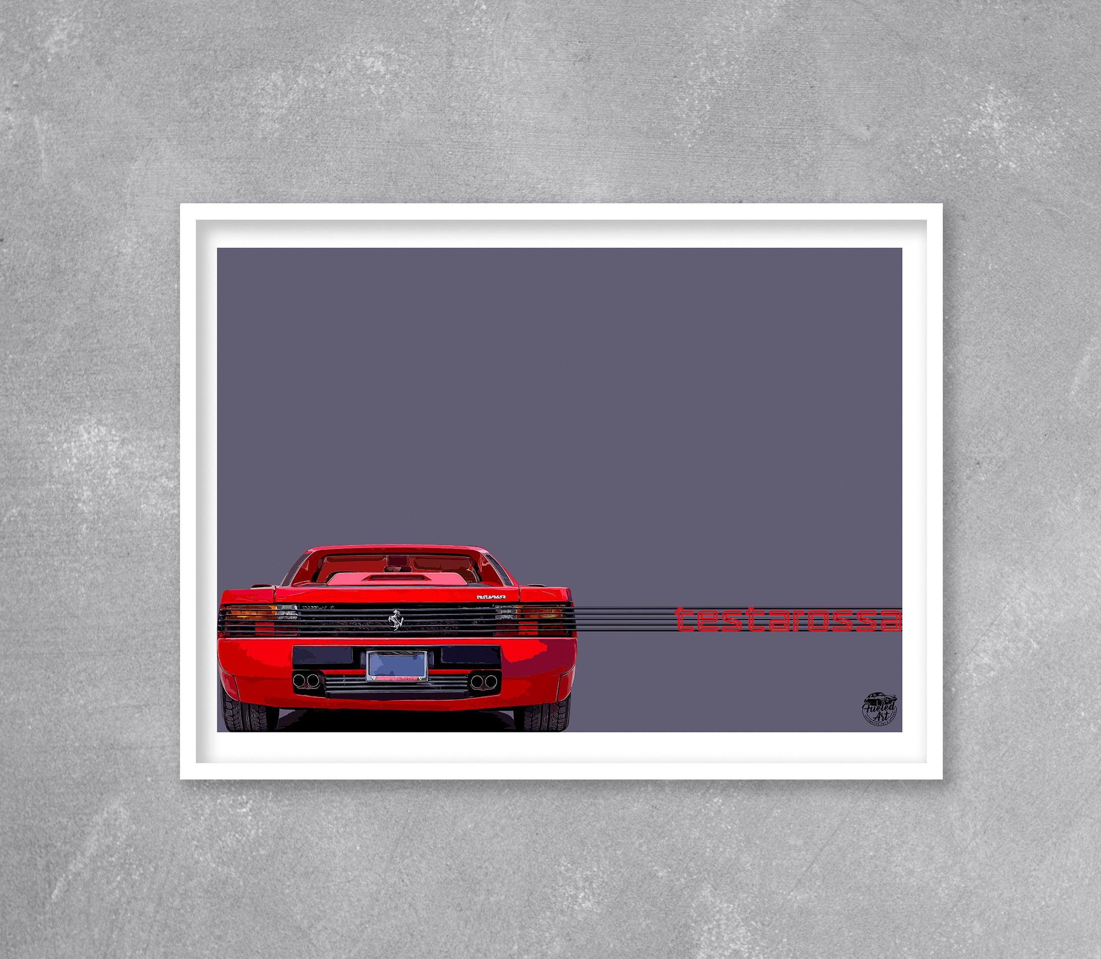 Ferrari Testarossa Print - Fueled.art