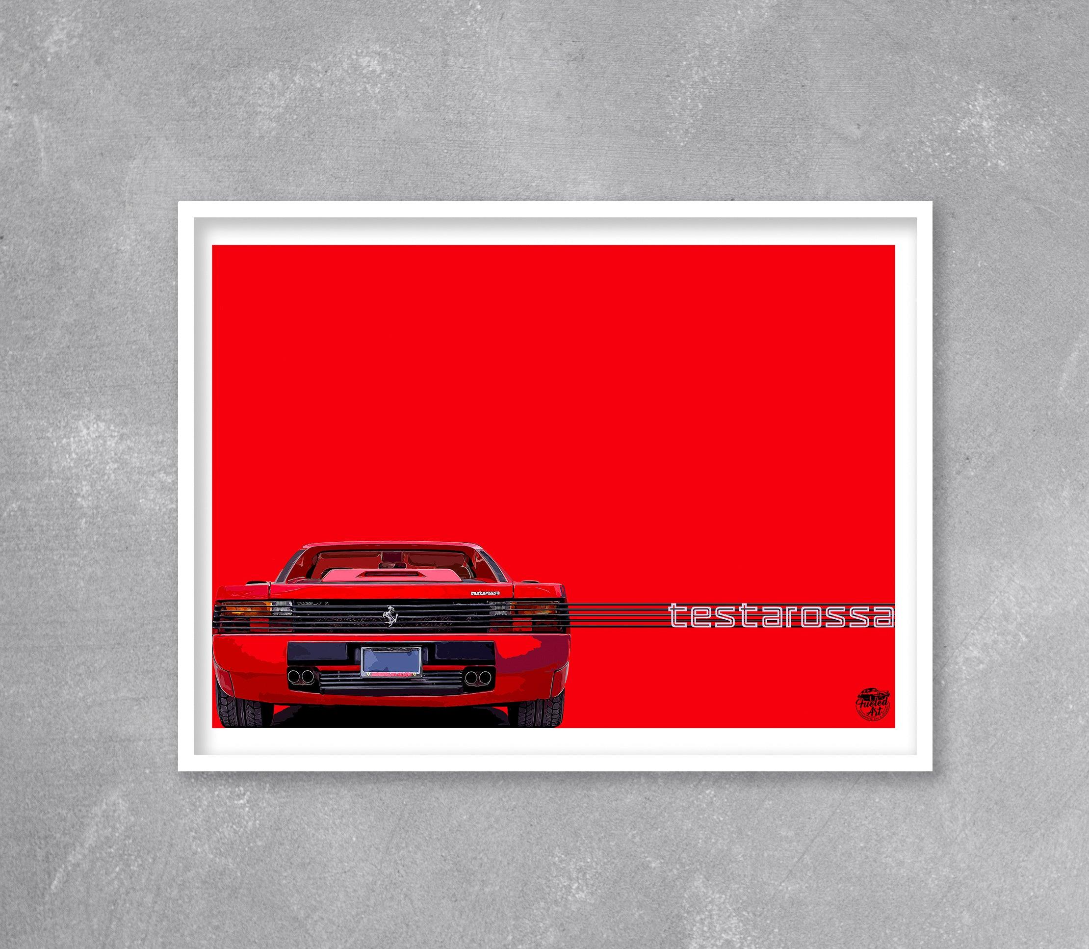 Ferrari Testarossa Print - Fueled.art