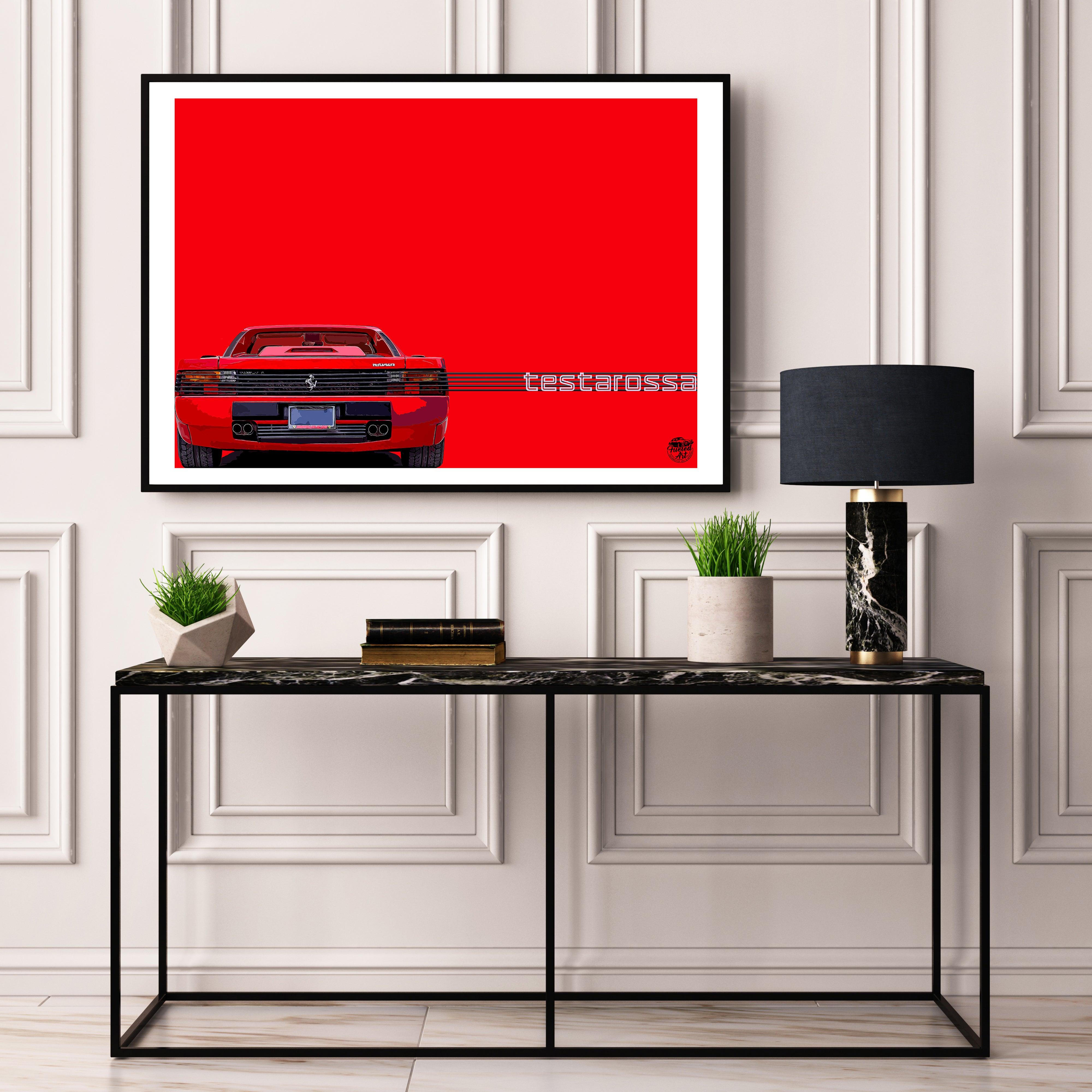 Ferrari Testarossa Print - Fueled.art